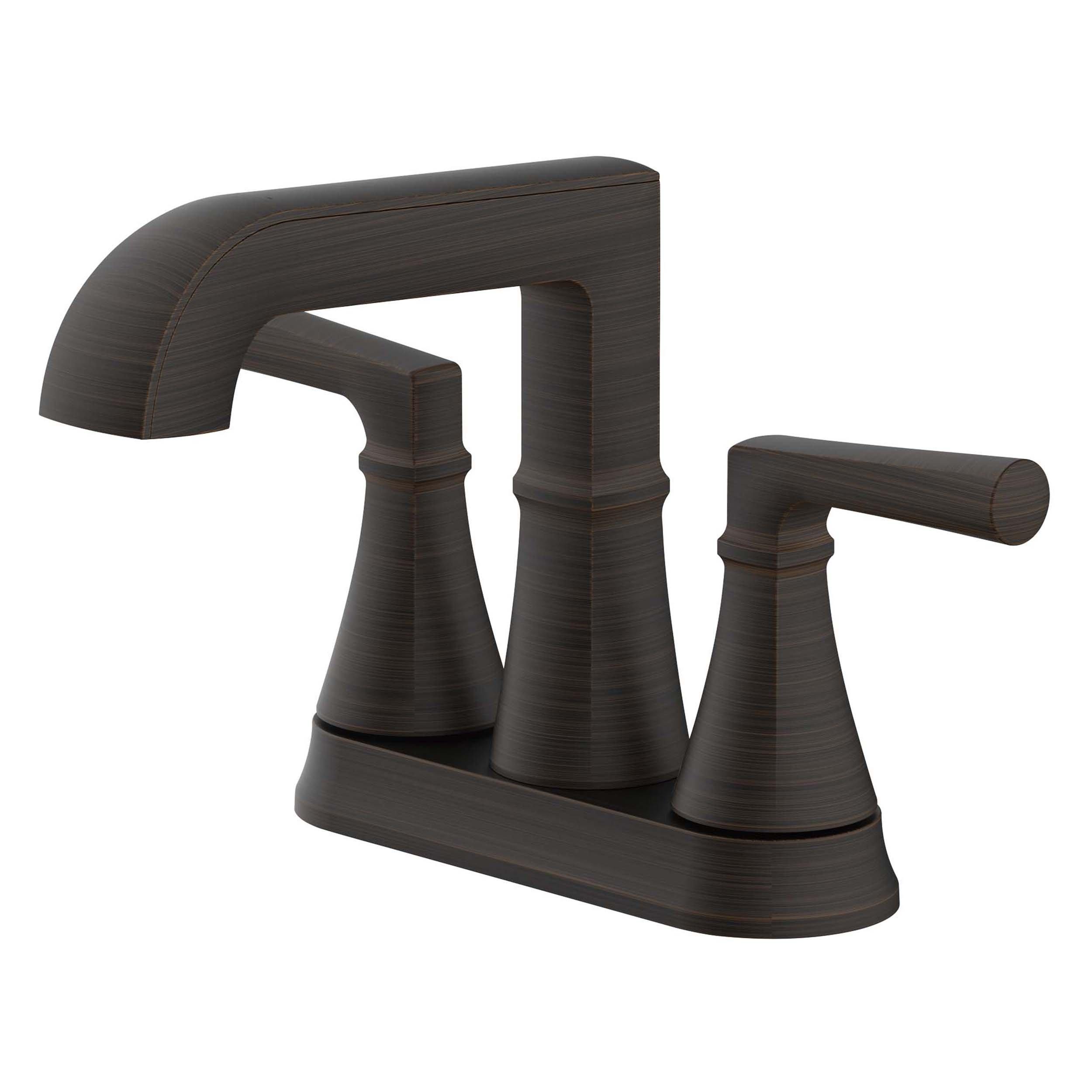 Harper 4 in. Center Set Oil Rubbed Bronze Bath Faucet