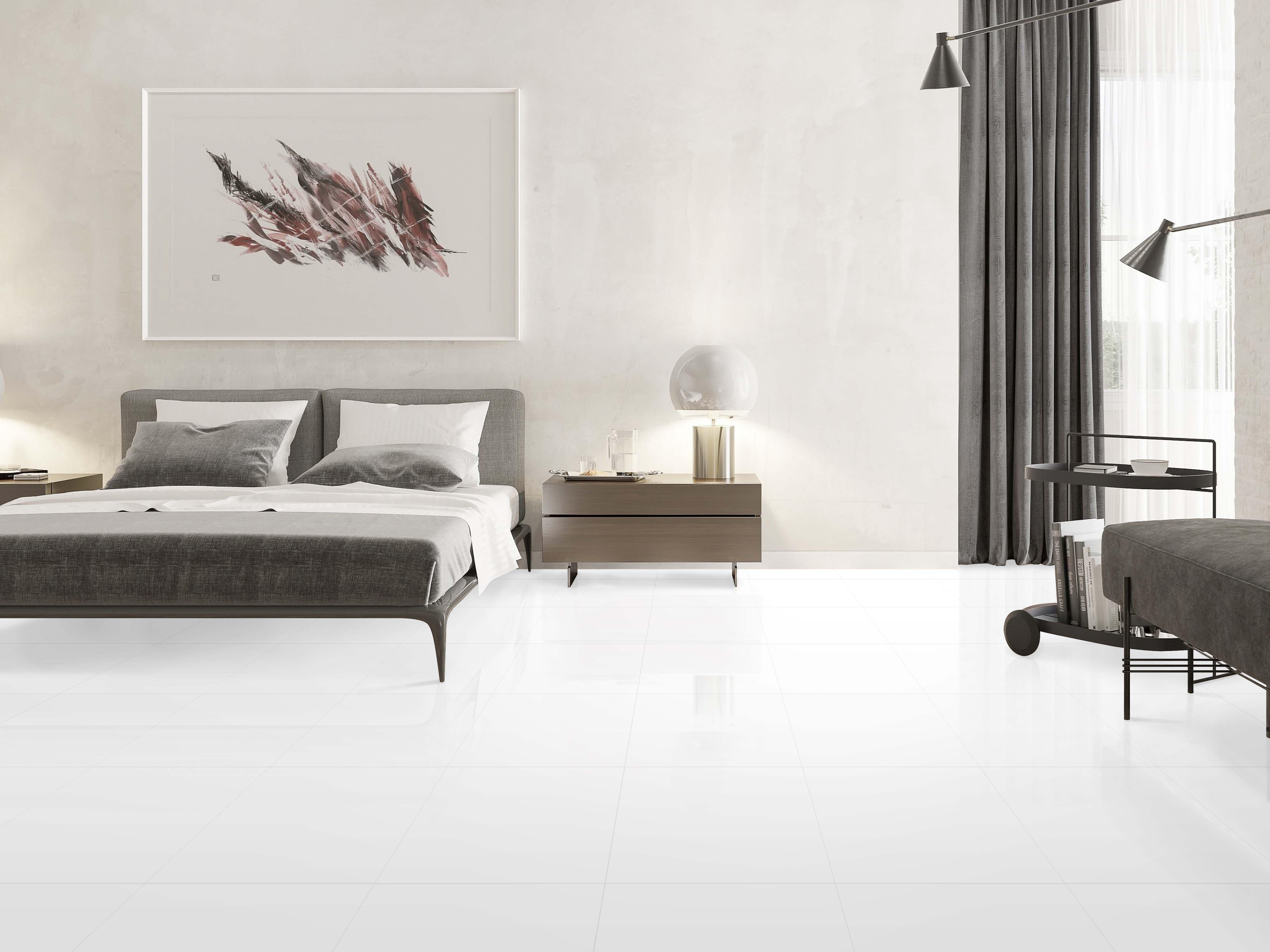 Everest White Polished Porcelain Tile