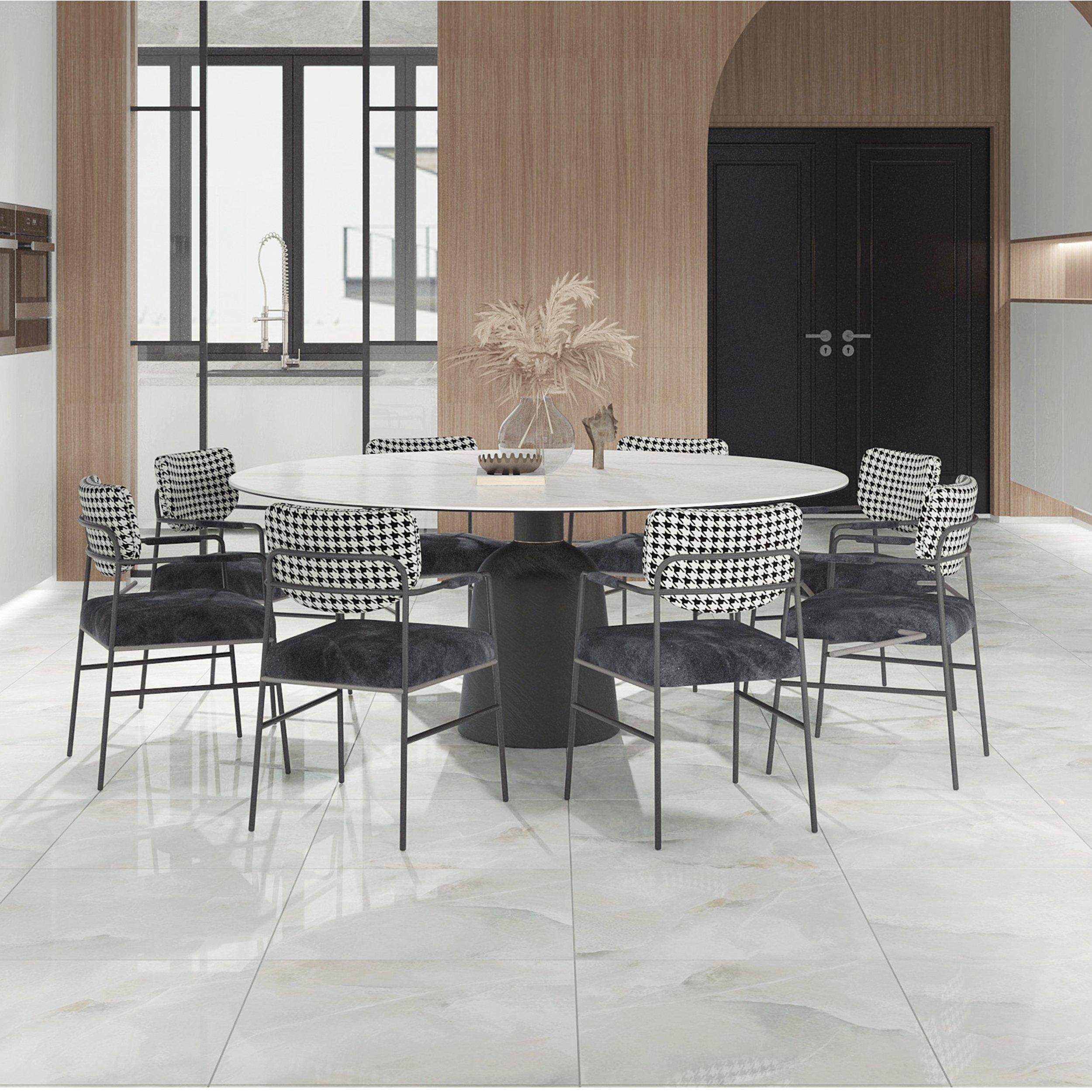 Alessia Bianca Polished Porcelain Tile