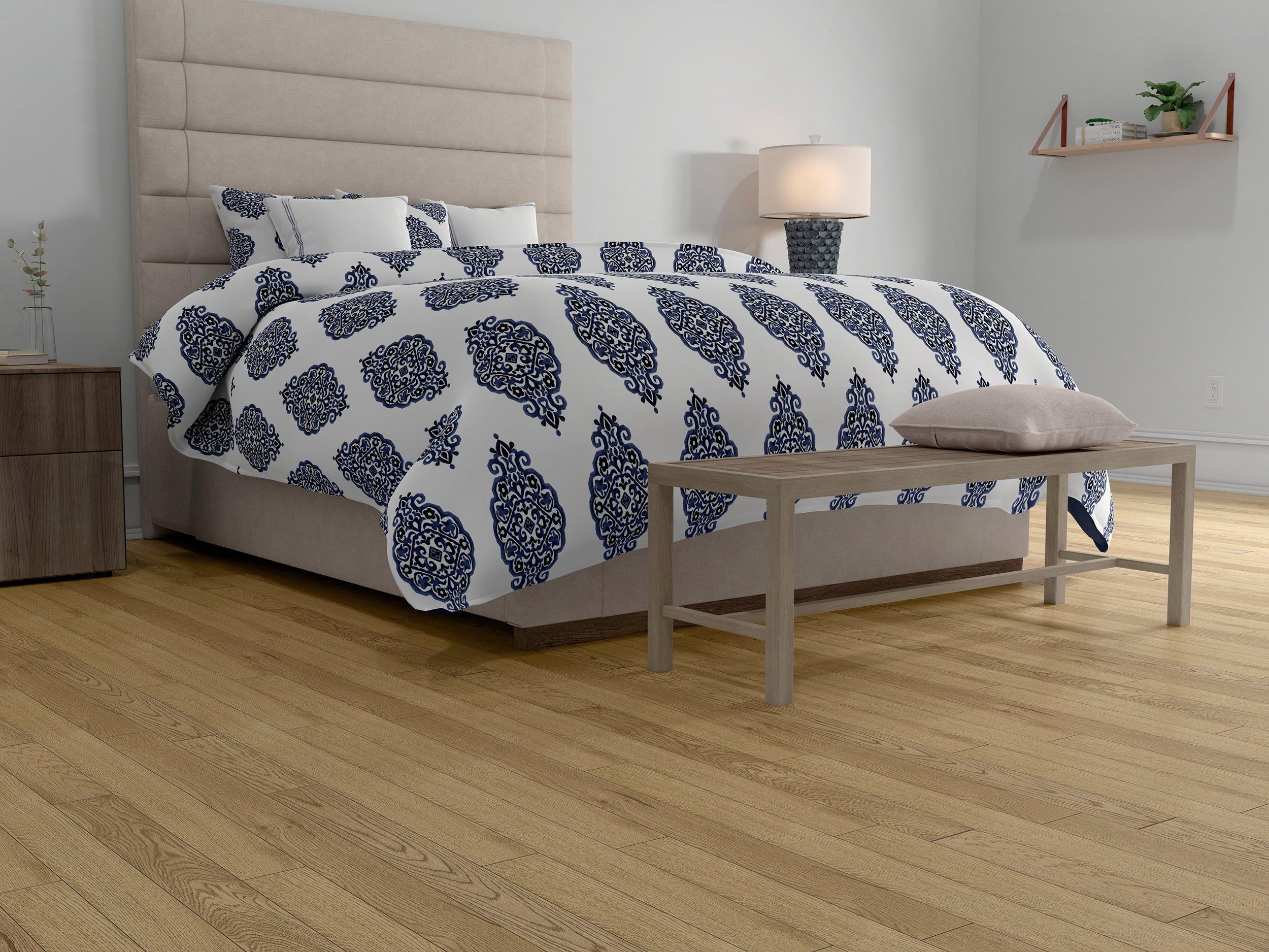 Summerside White Oak Wire-Brushed Engineered Hardwood