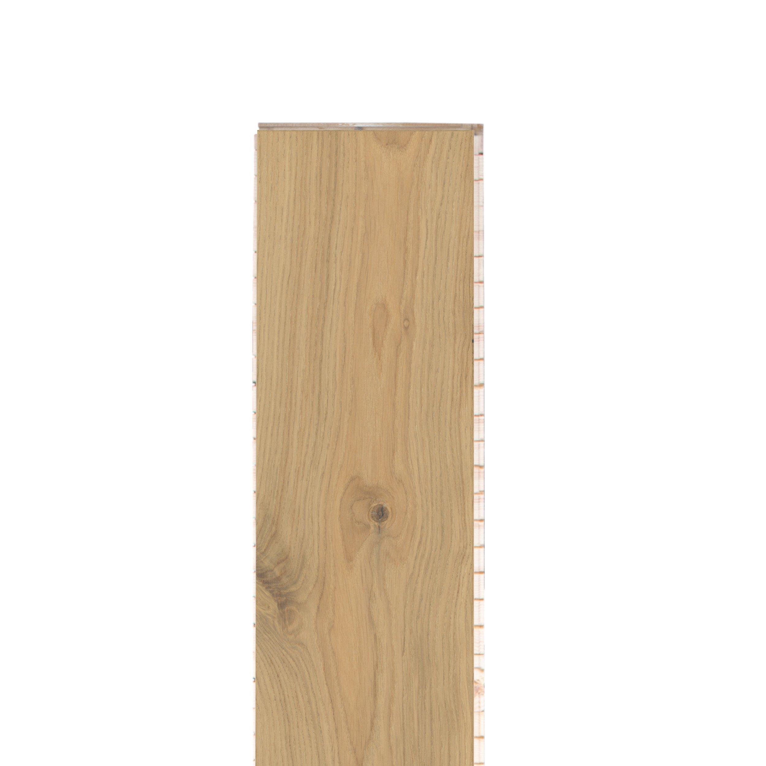 Siena White Oak Wire-Brushed Engineered Hardwood