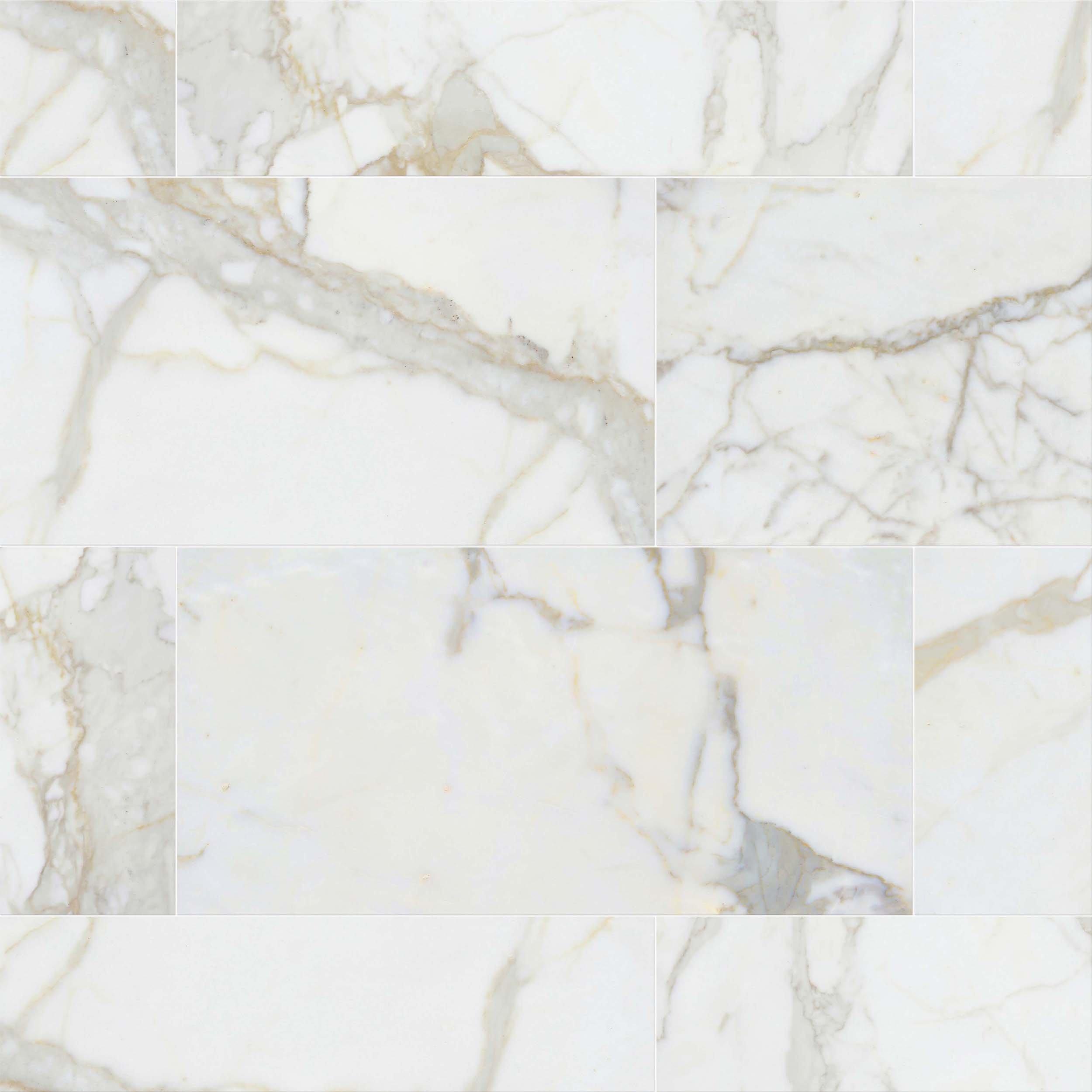 Calacatta Premium Honed Marble Tile