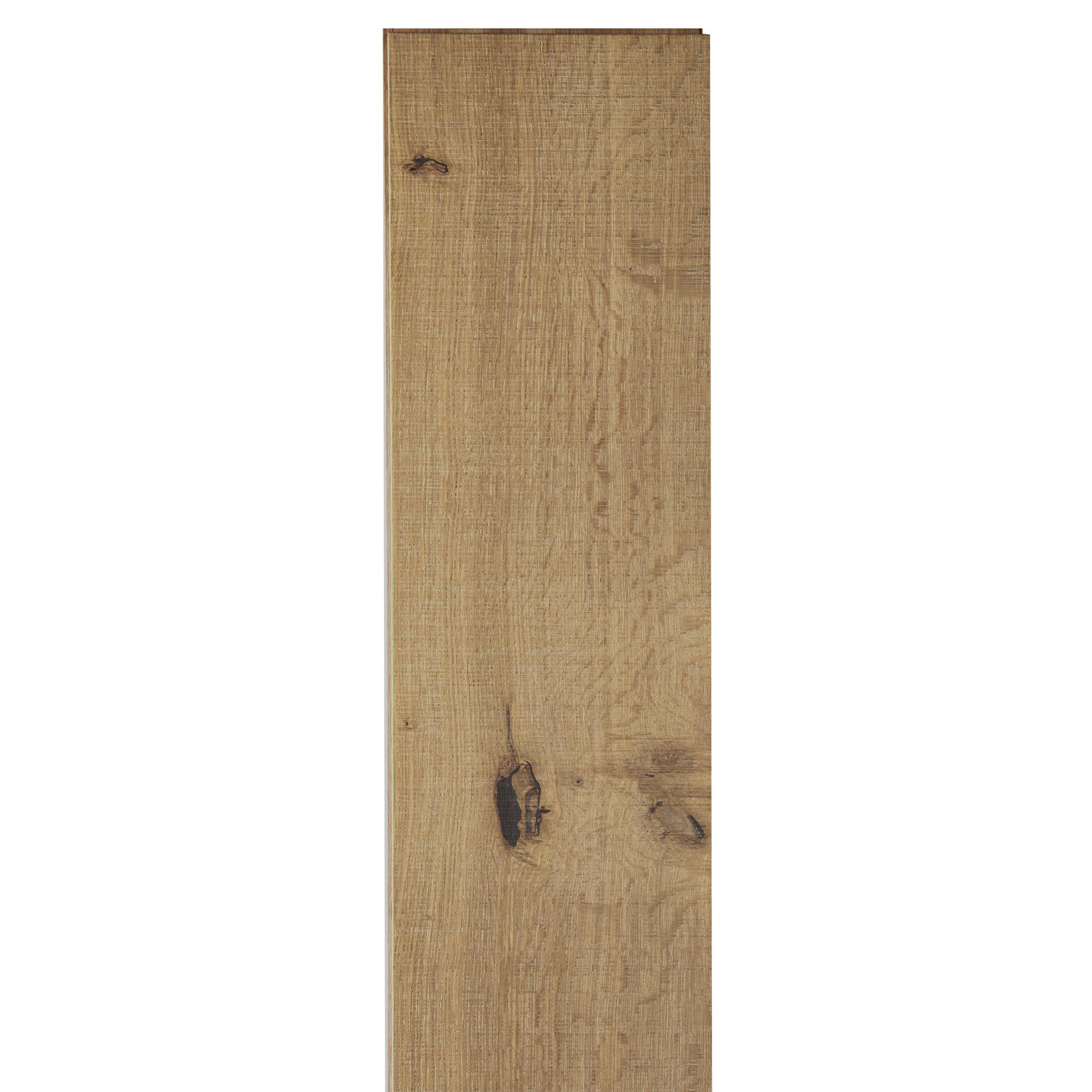 Perle White Oak Wire-Brushed Engineered Hardwood