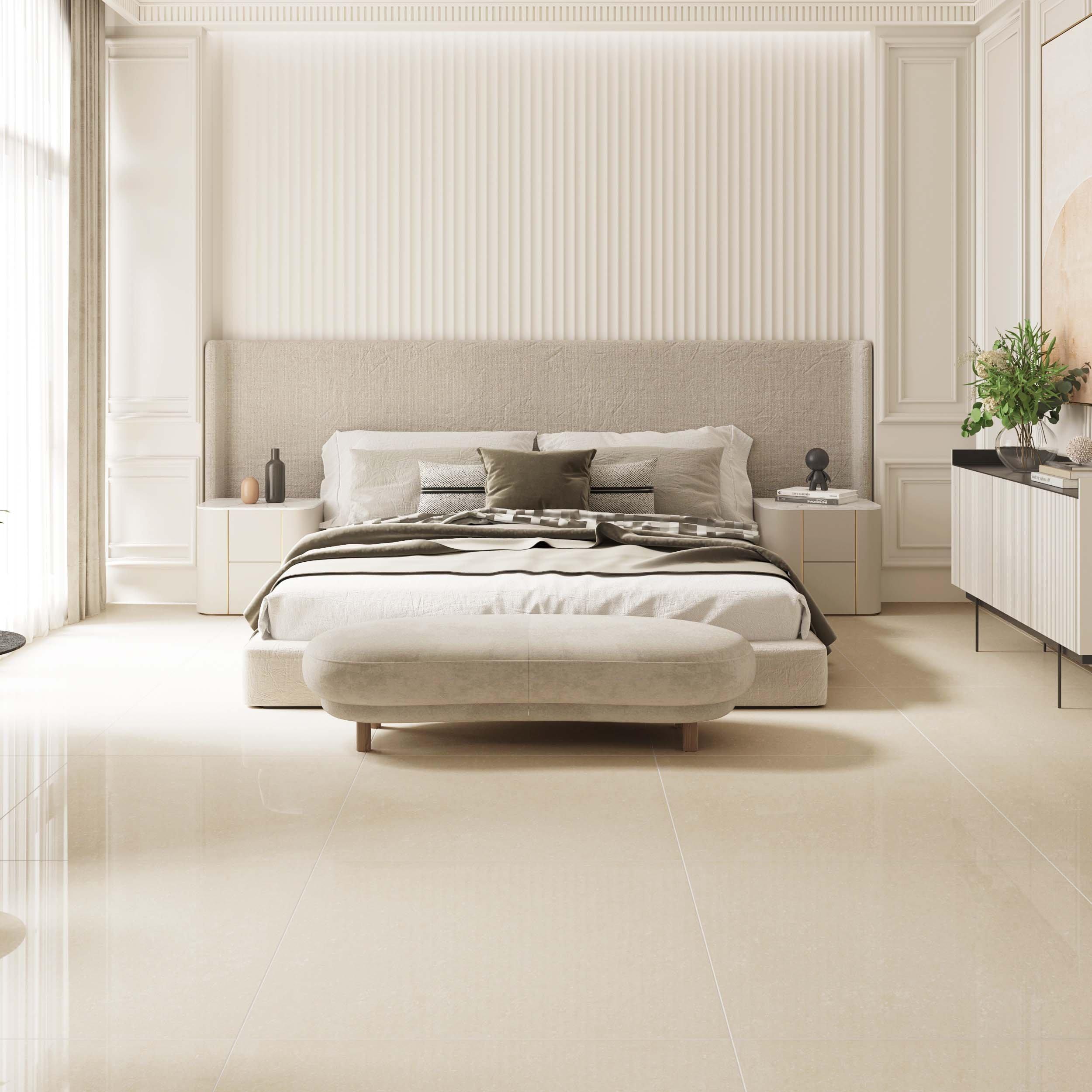 Vanilla Bianca Polished Porcelain Tile