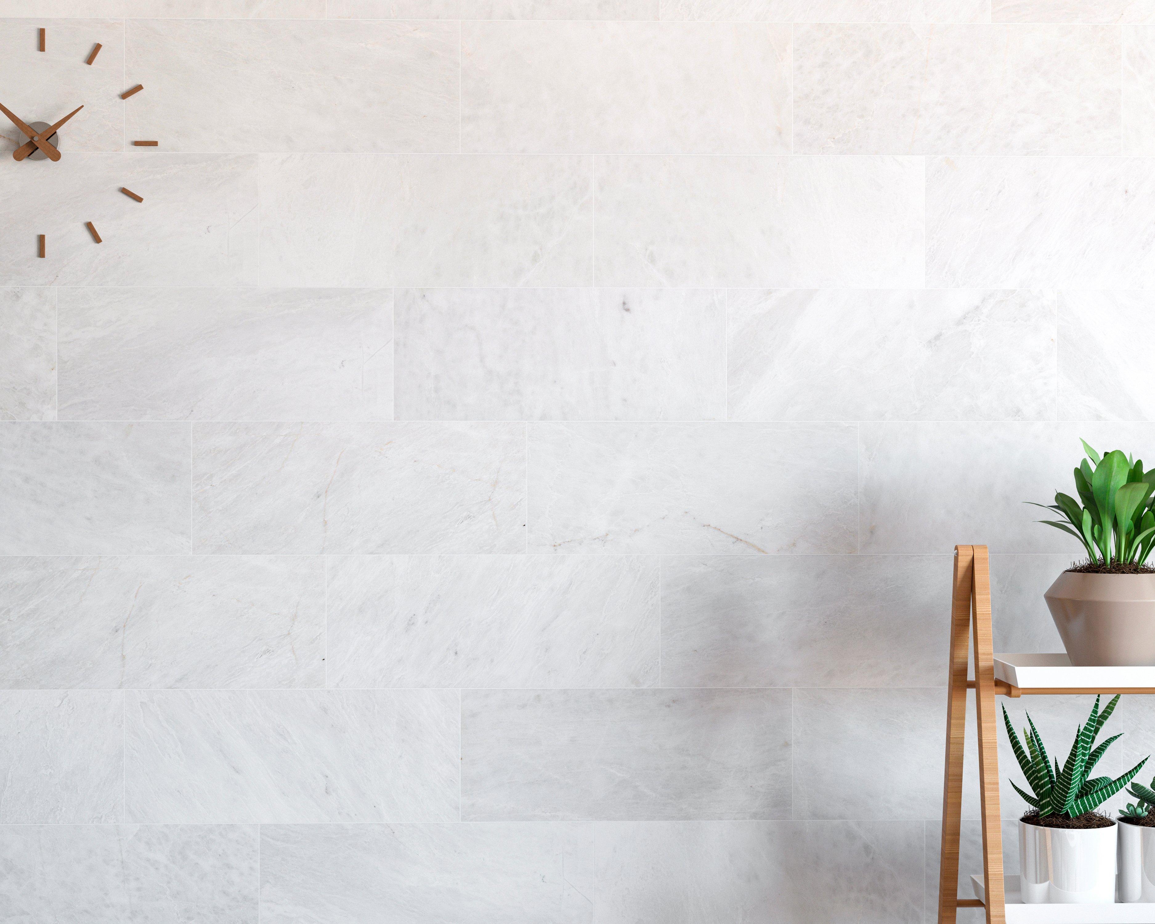 Iceberg Brushed Marble Tile