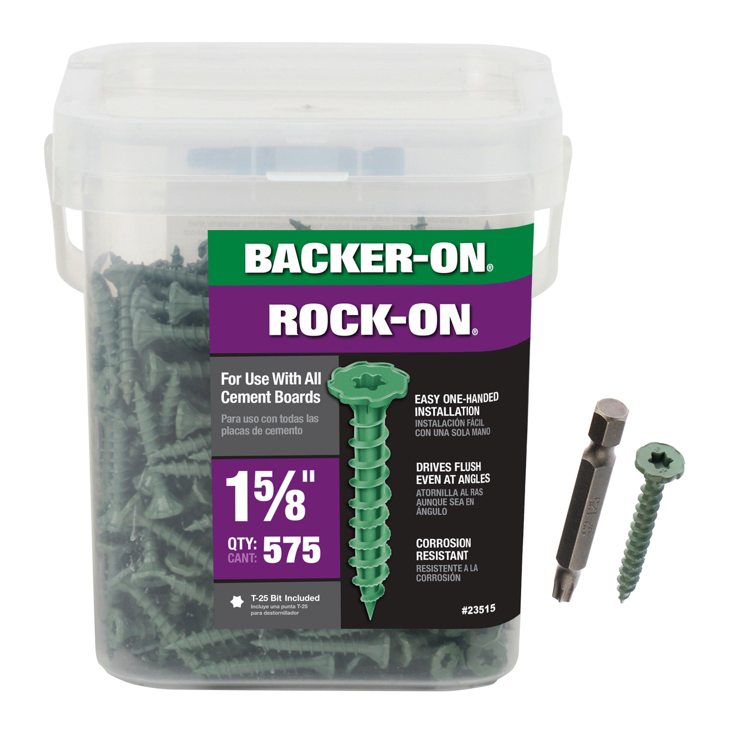 Backer-On 1-5/8in. Cement Board Screws - 575ct.