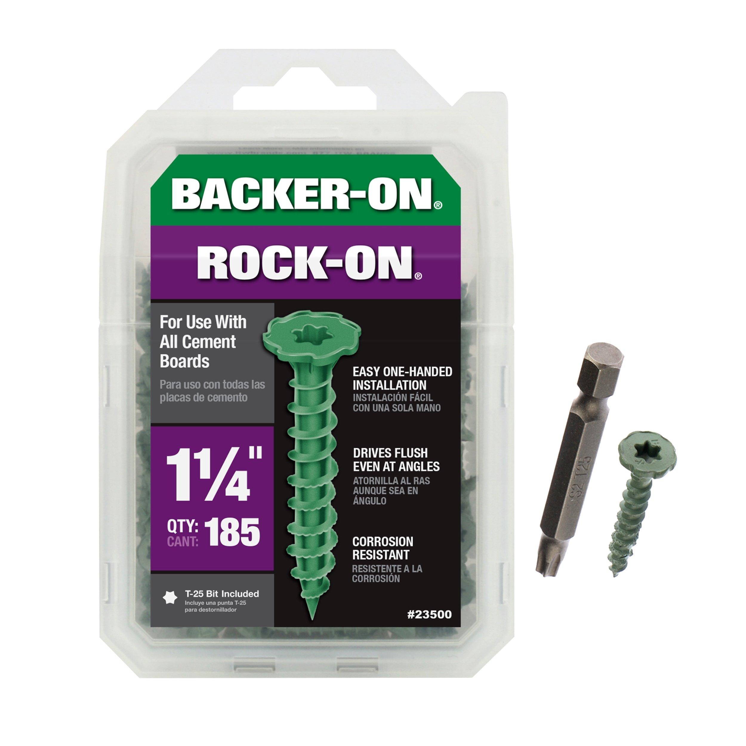 Backer-On 1-1/4in. Cement Board Screws - 185ct.