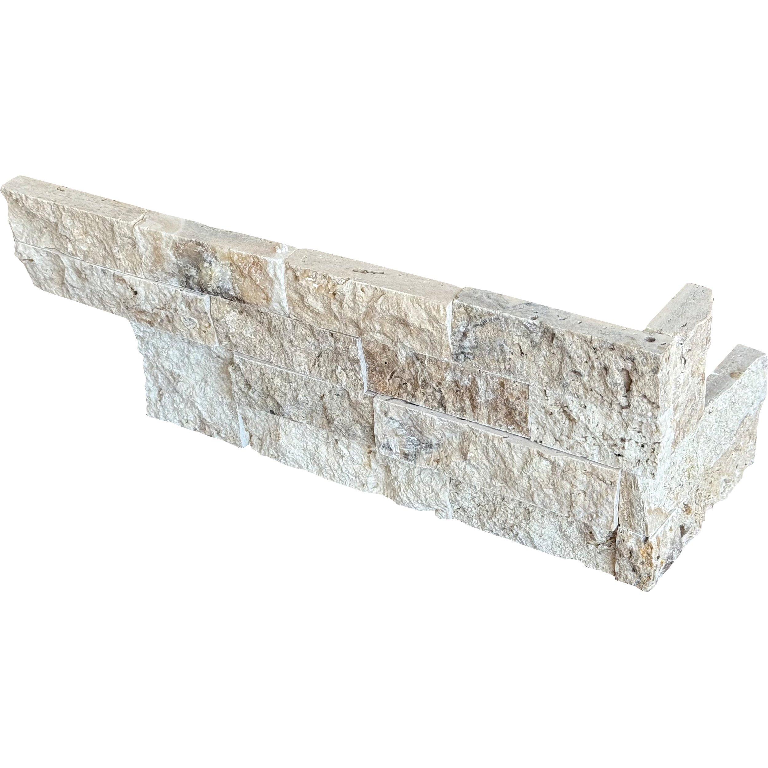 Philadelphia Splitface Travertine Ledger Corner