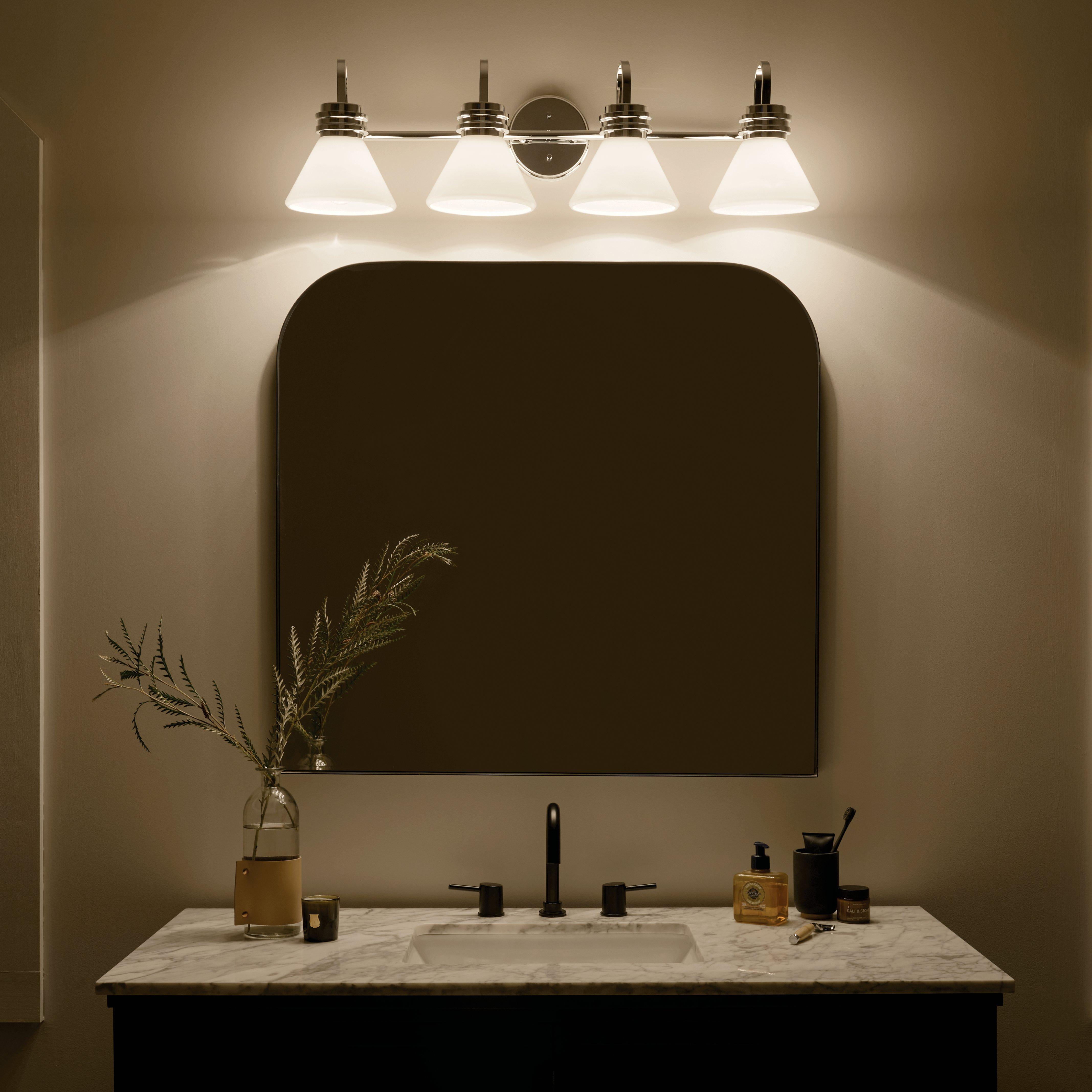 Farum Polished Chrome Quadruple Light