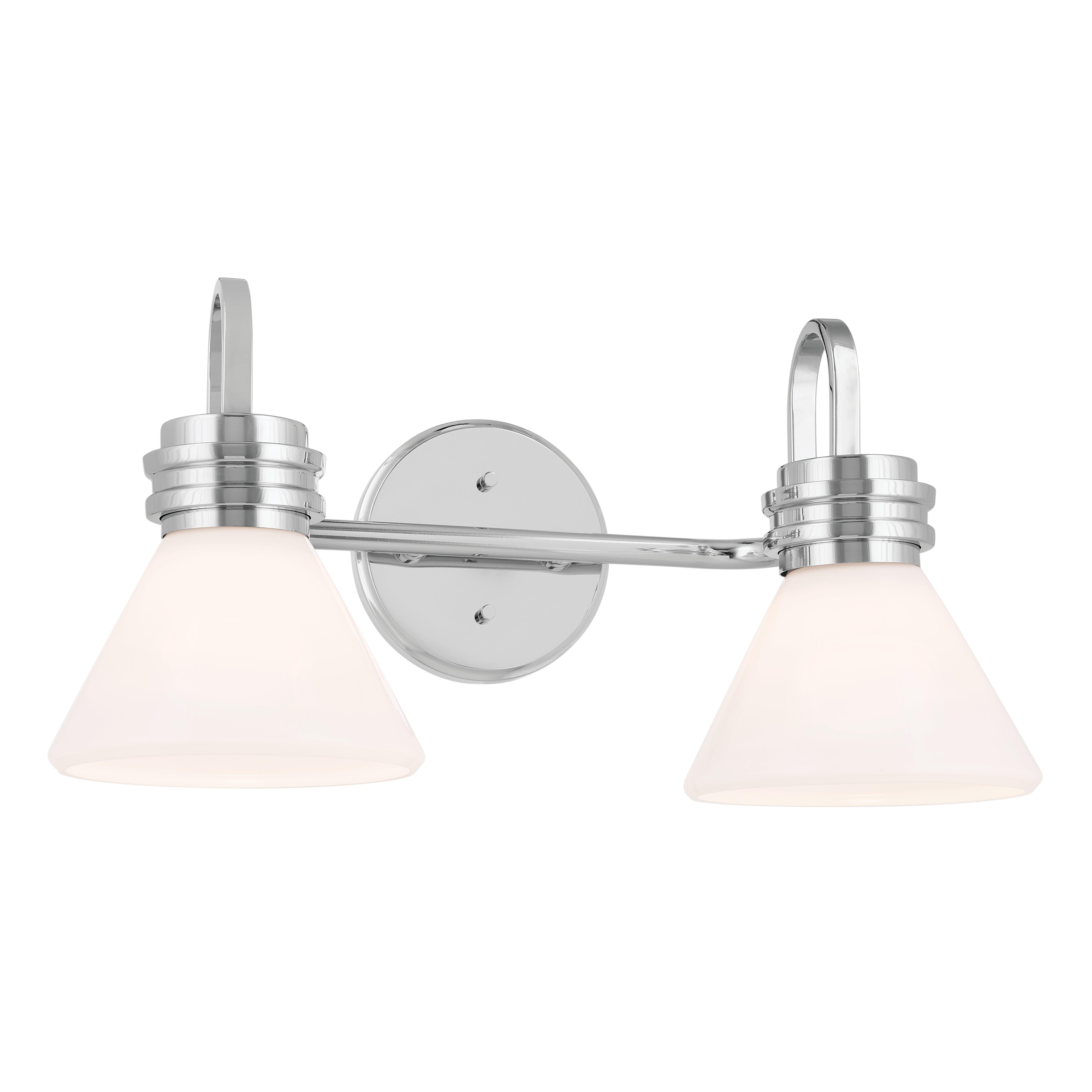 Farum Chrome Double Vanity Light