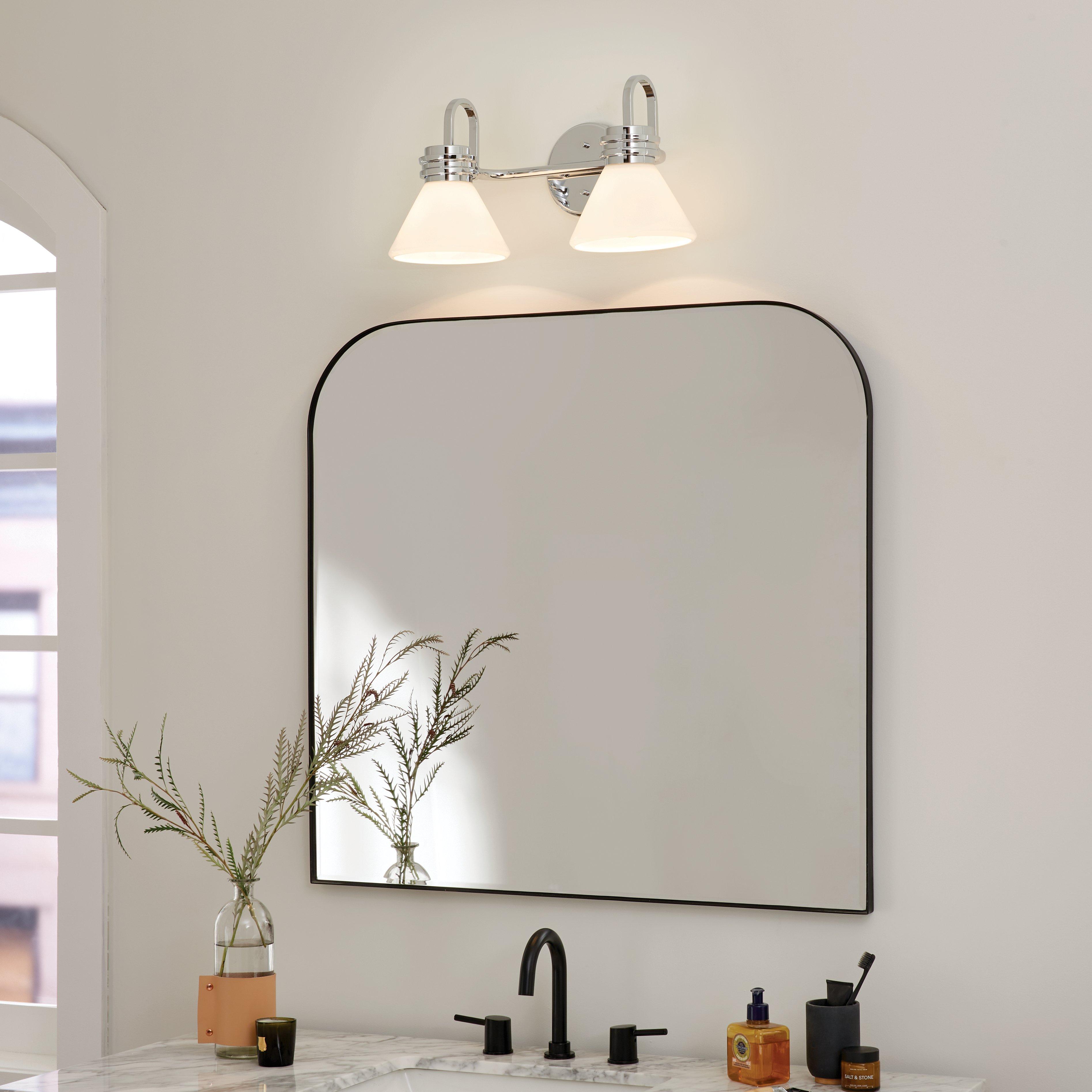 Farum Chrome Double Vanity Light