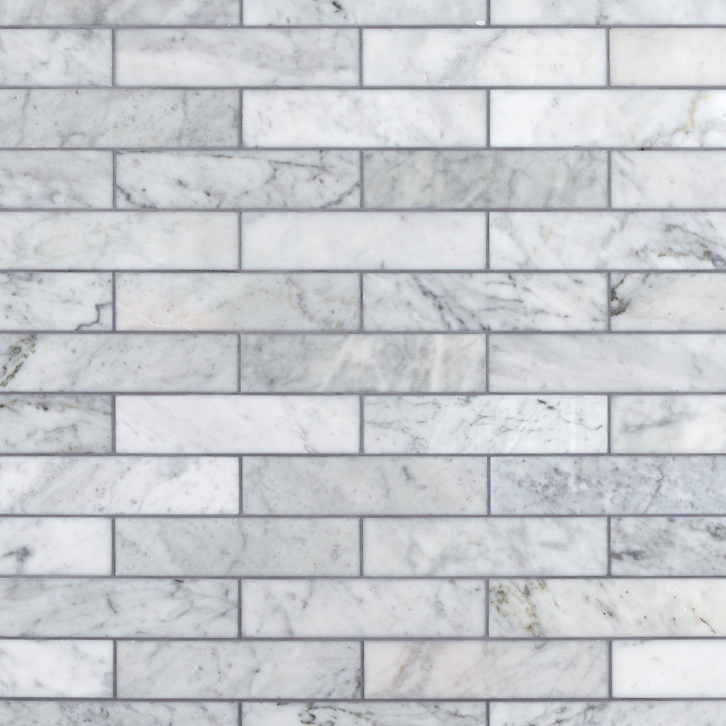 Bianco Carrara Polished Marble Tile