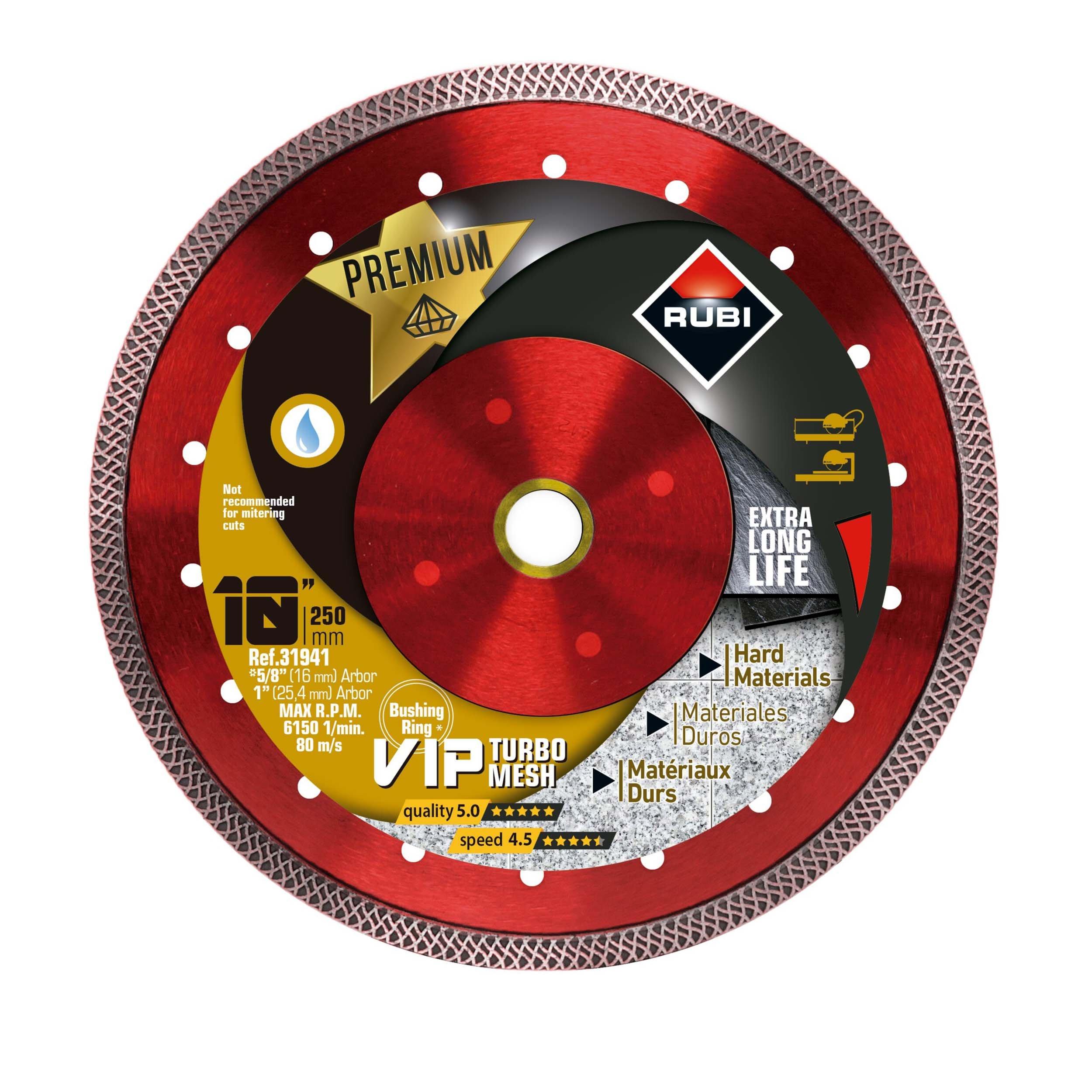Rubi 10in. VIP Tile Diamond Blade