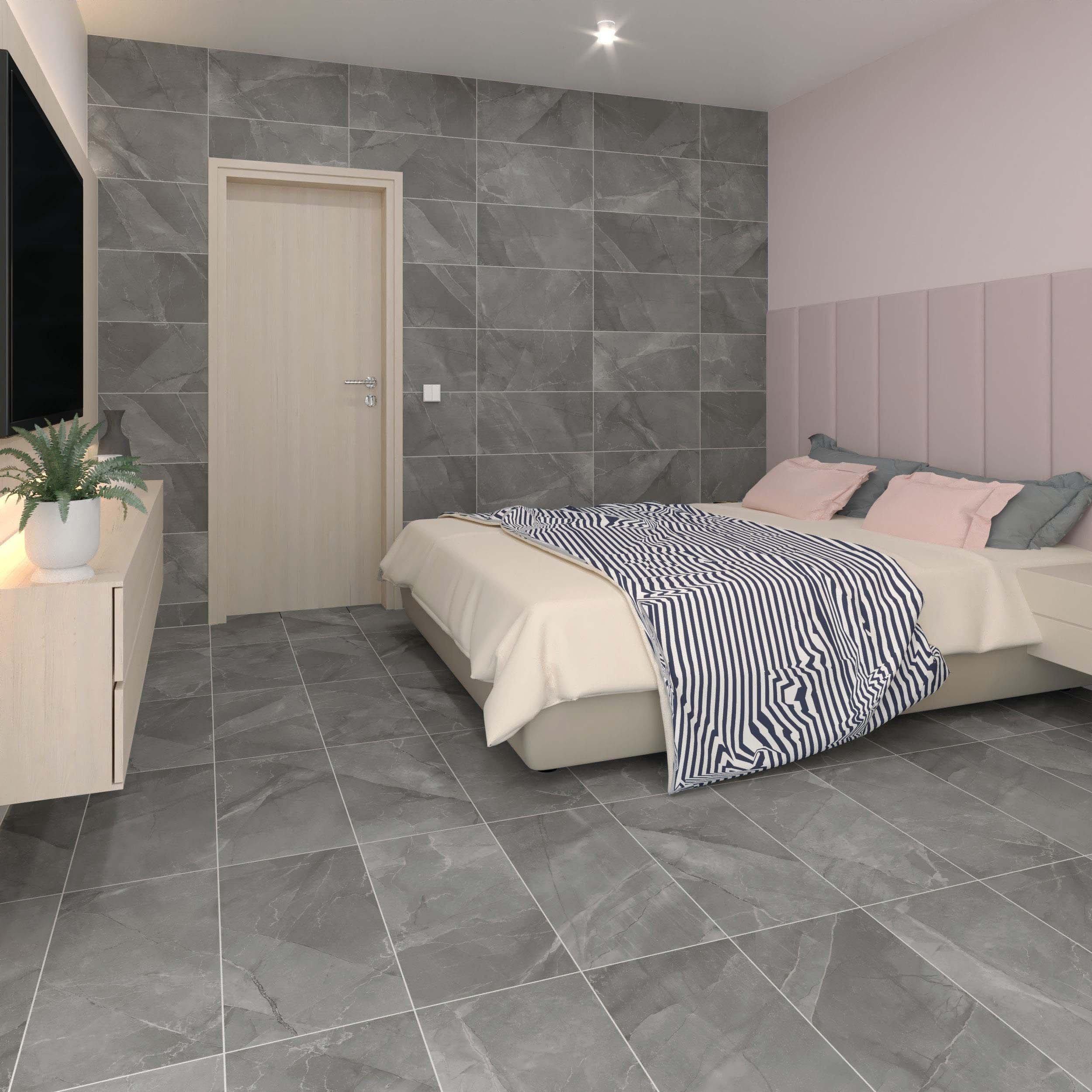 Cayden Gray Matte Porcelain Tile