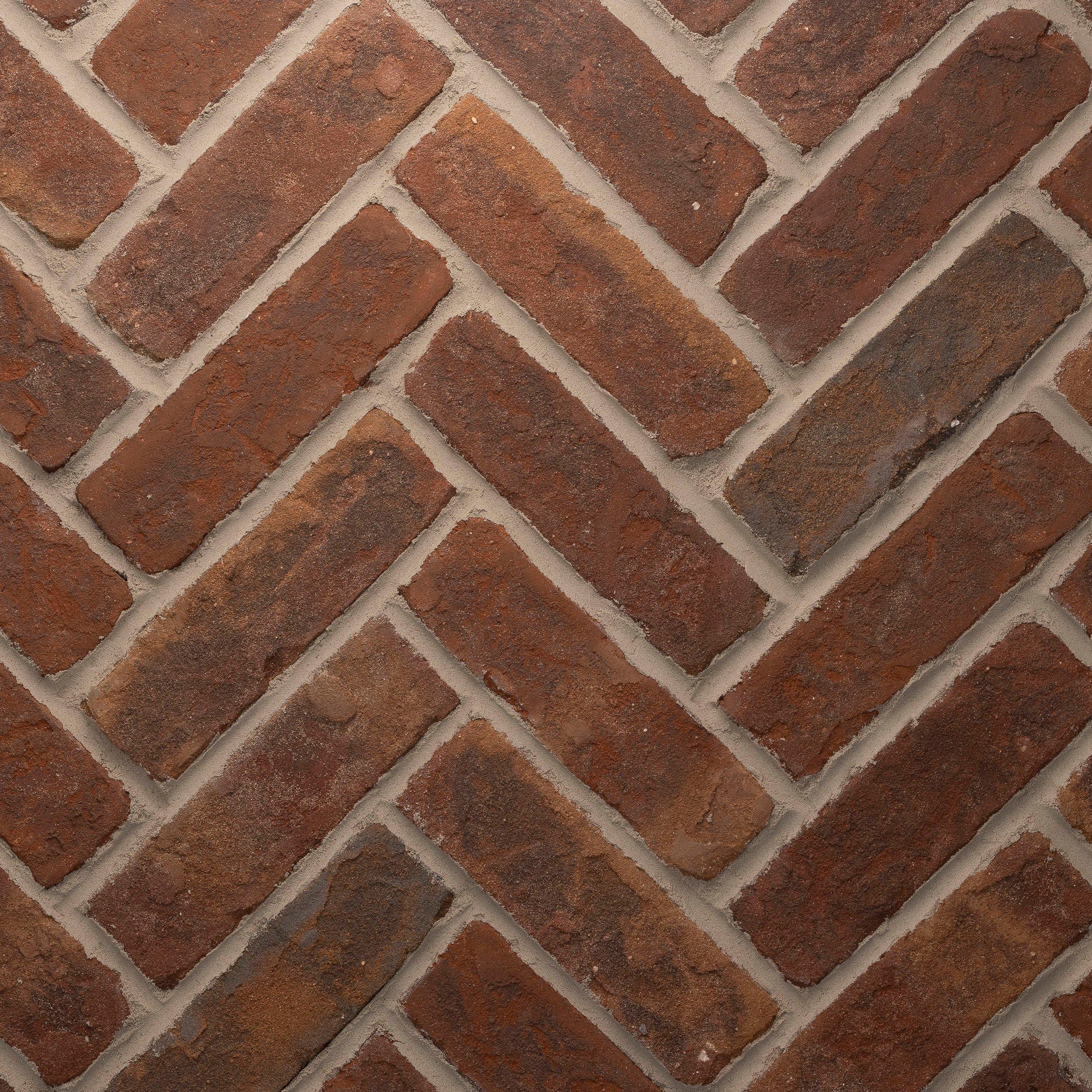 Millhouse Thin Brick Herringbone Panel