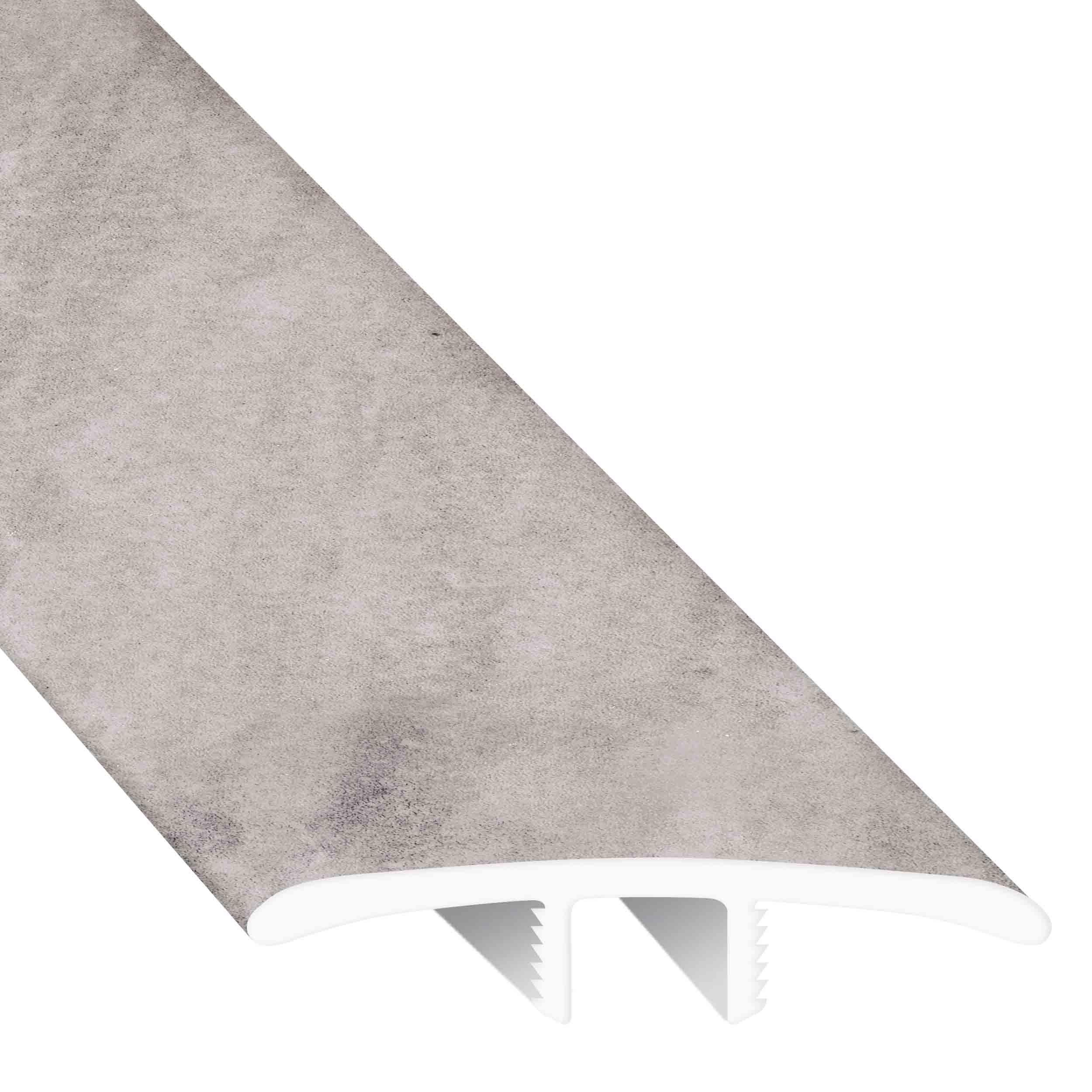 Silver Brushed 94in. Vinyl T Mold