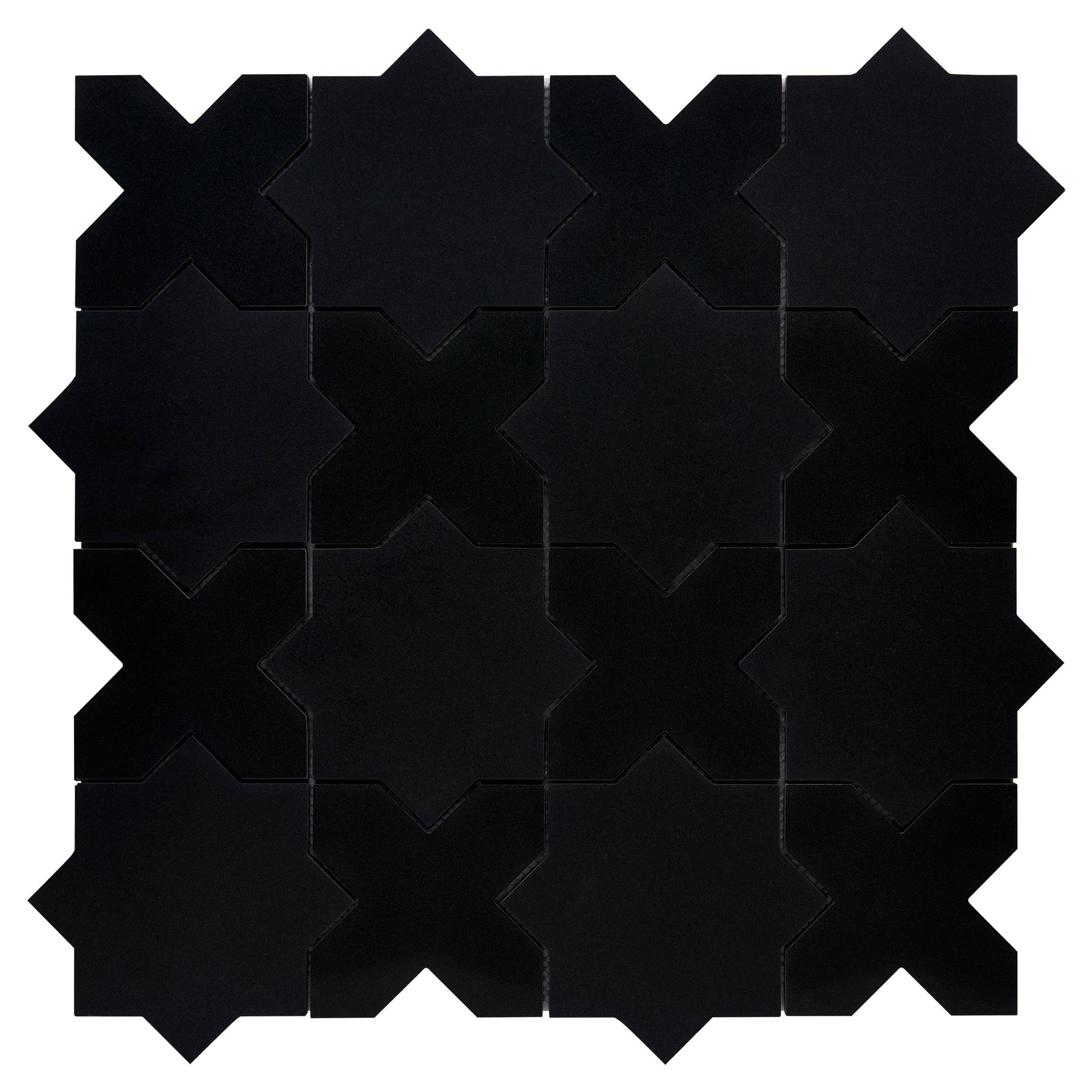 Basalt Star Cross Multi Finish Mosaic