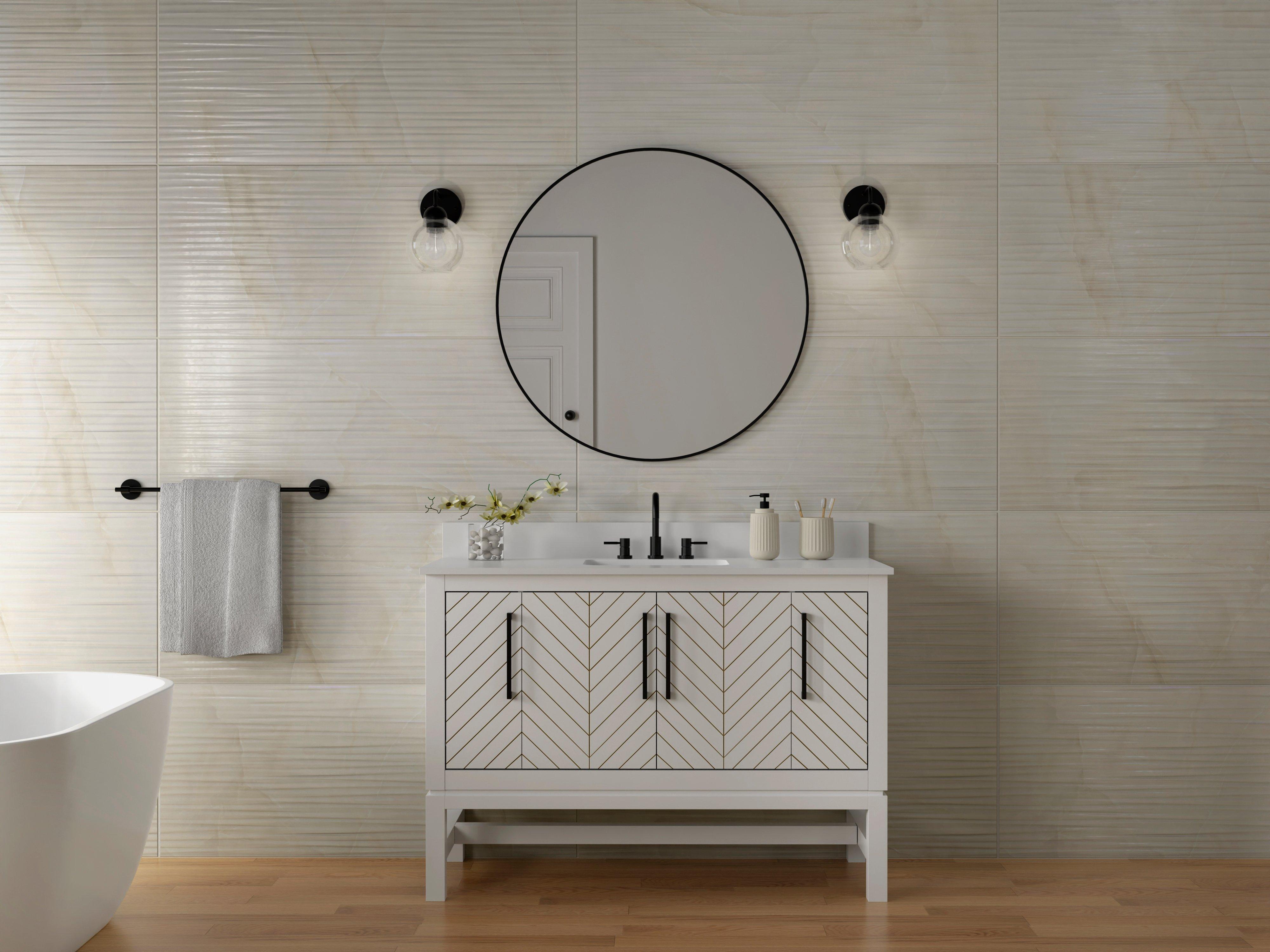 Onyx Pearl Ceramic Polished Tile