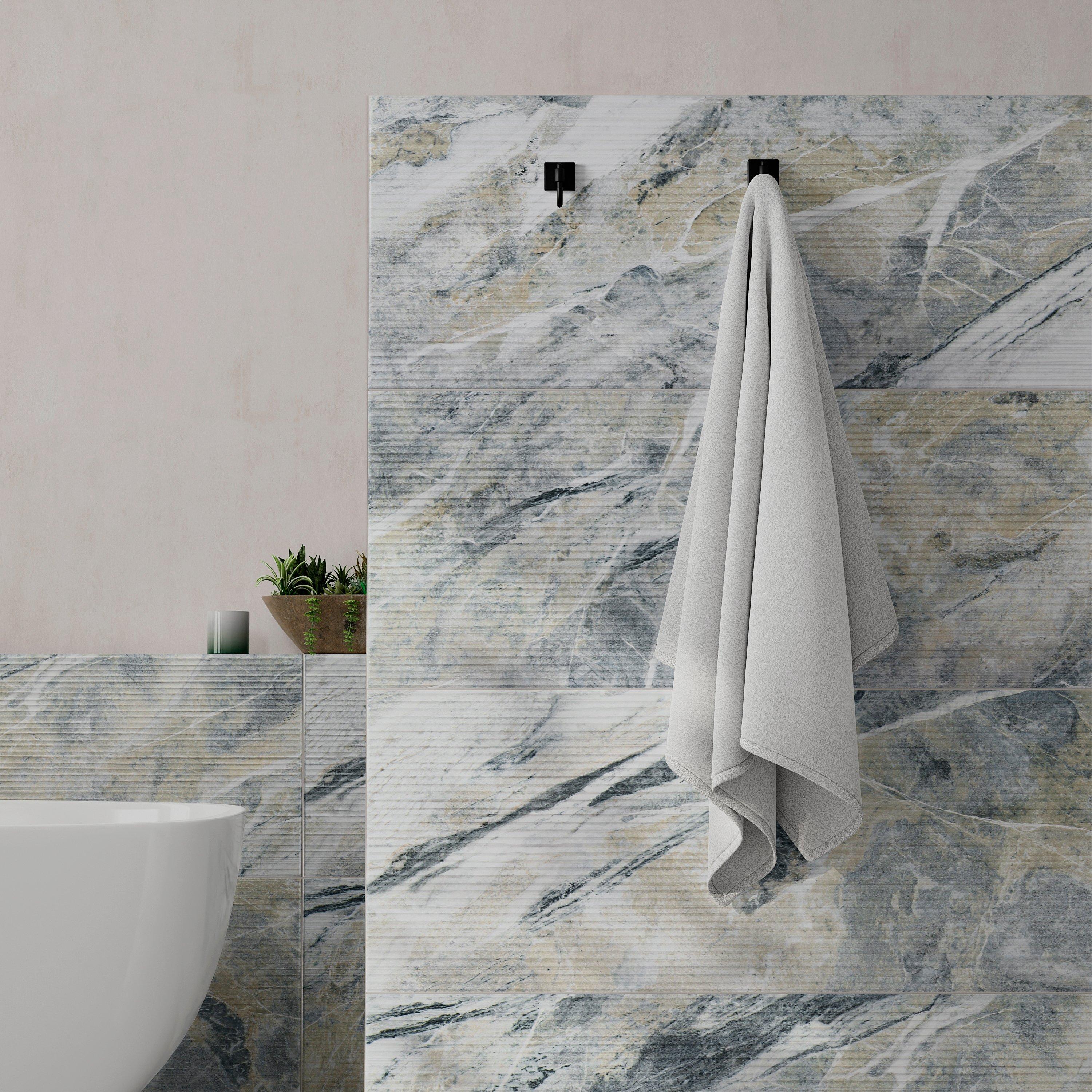 Denali Dimensional Ceramic Matte Tile