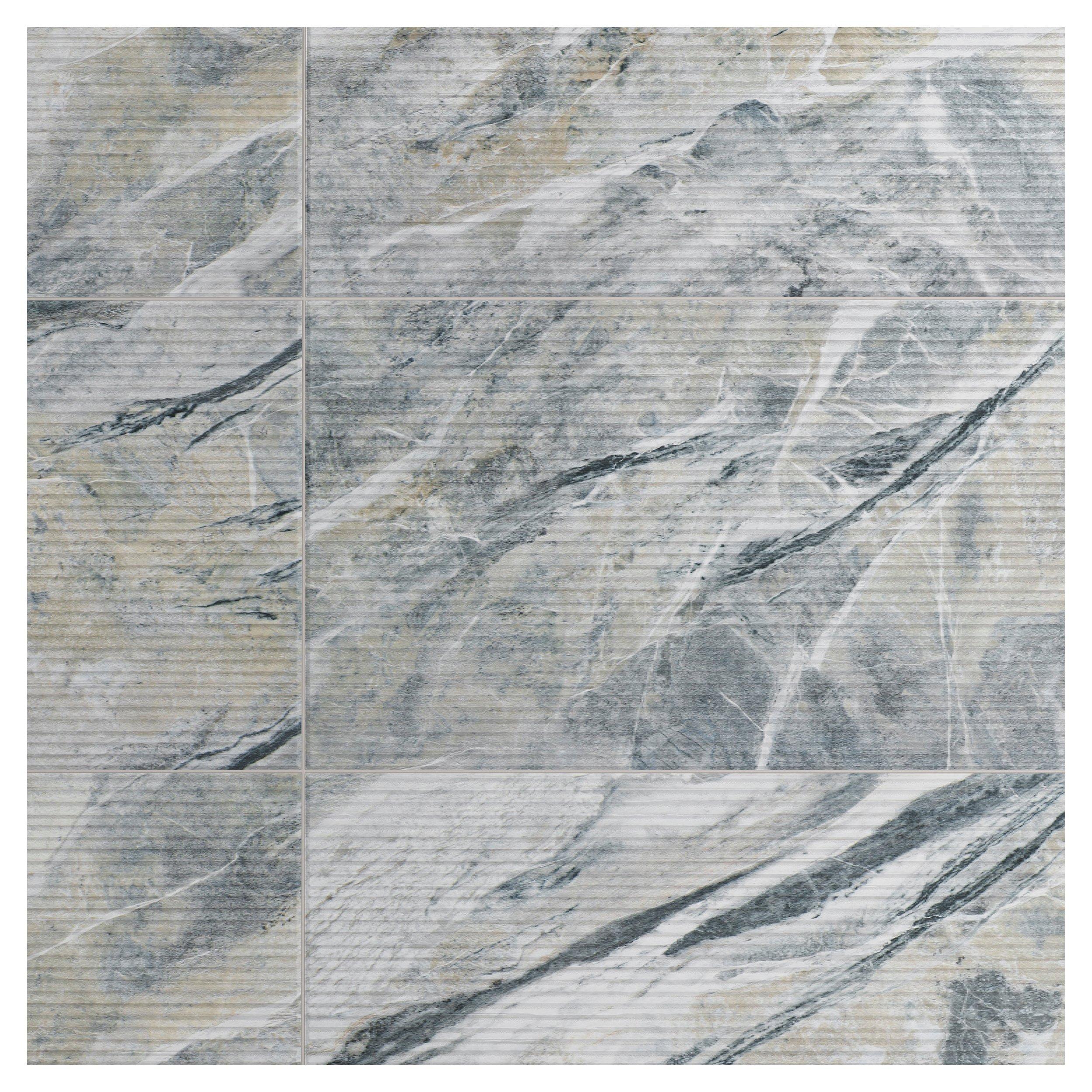 Denali Dimensional Ceramic Matte Tile