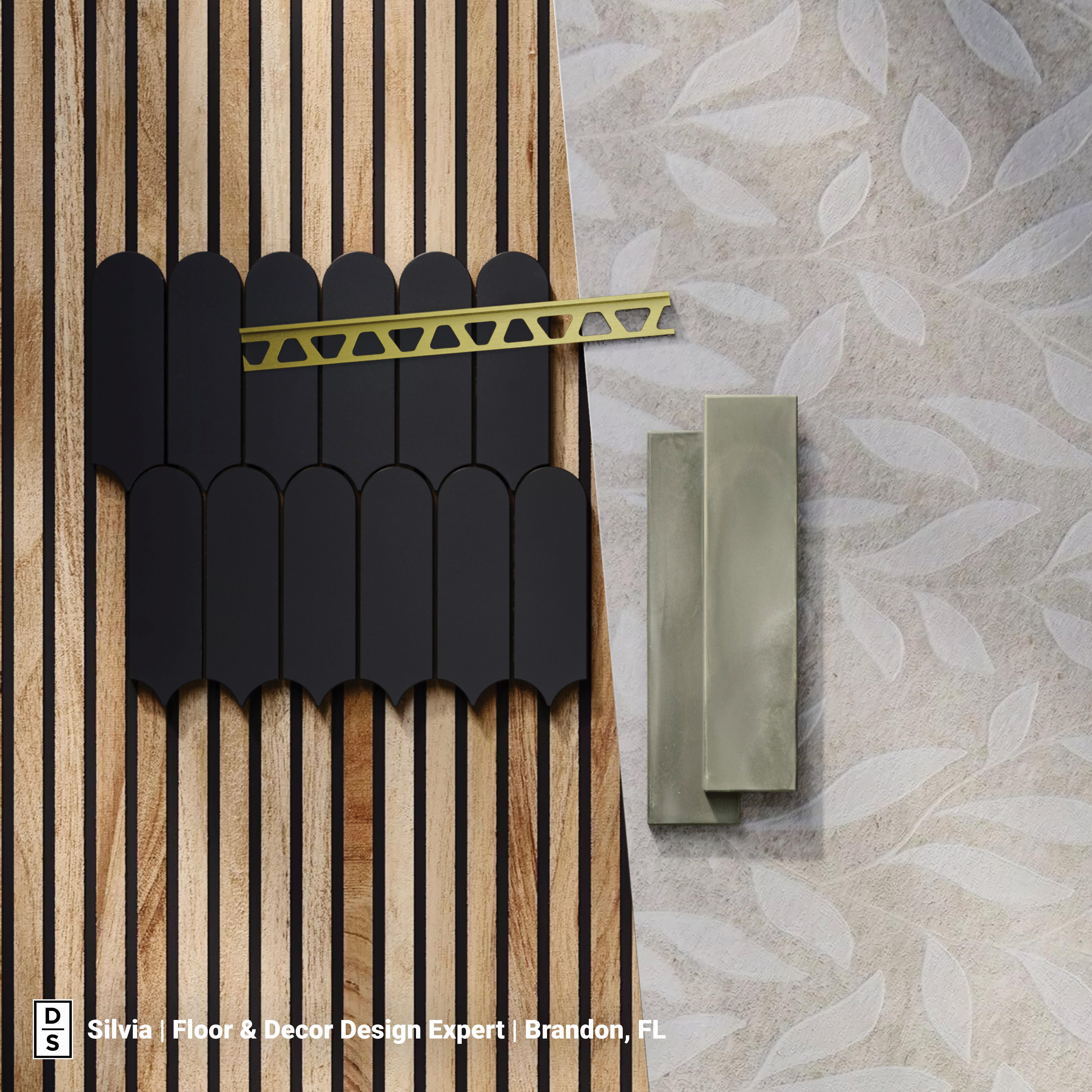 Schluter Schiene Edge Trim 3/8in. Aluminum Brushed Brass