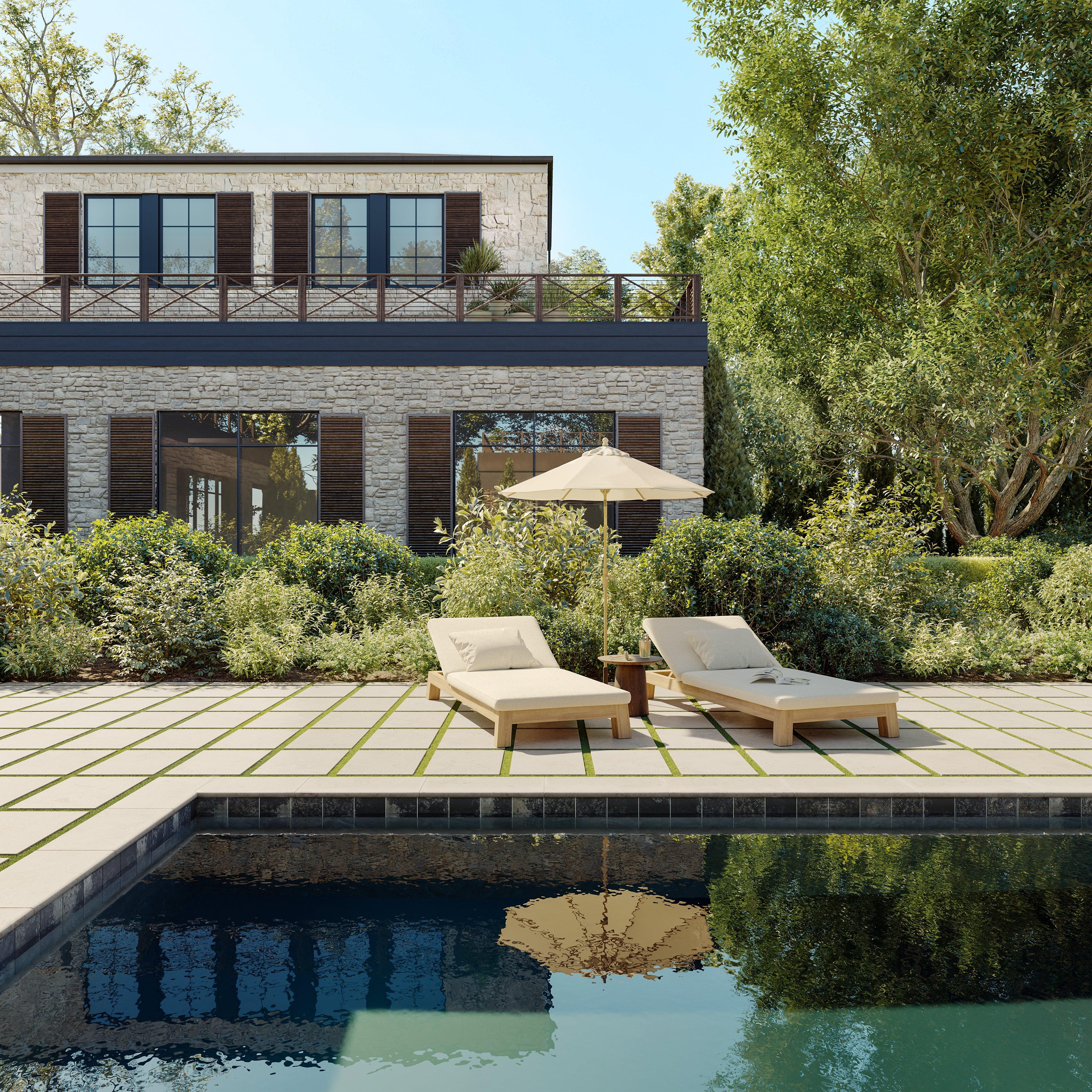 Shell Tumbled Limestone 3cm. Paver