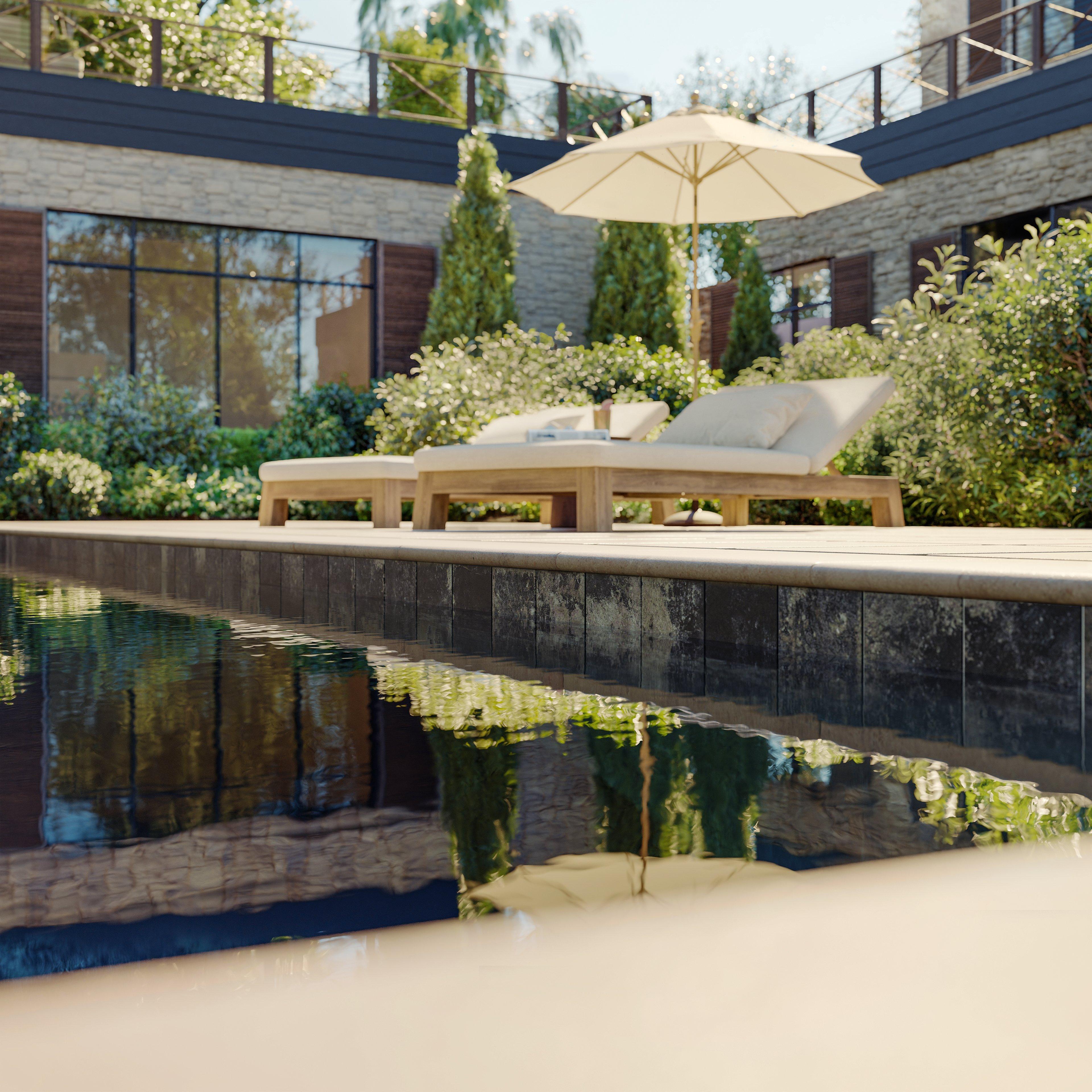 Shell Tumbled Limestone 3cm. Paver