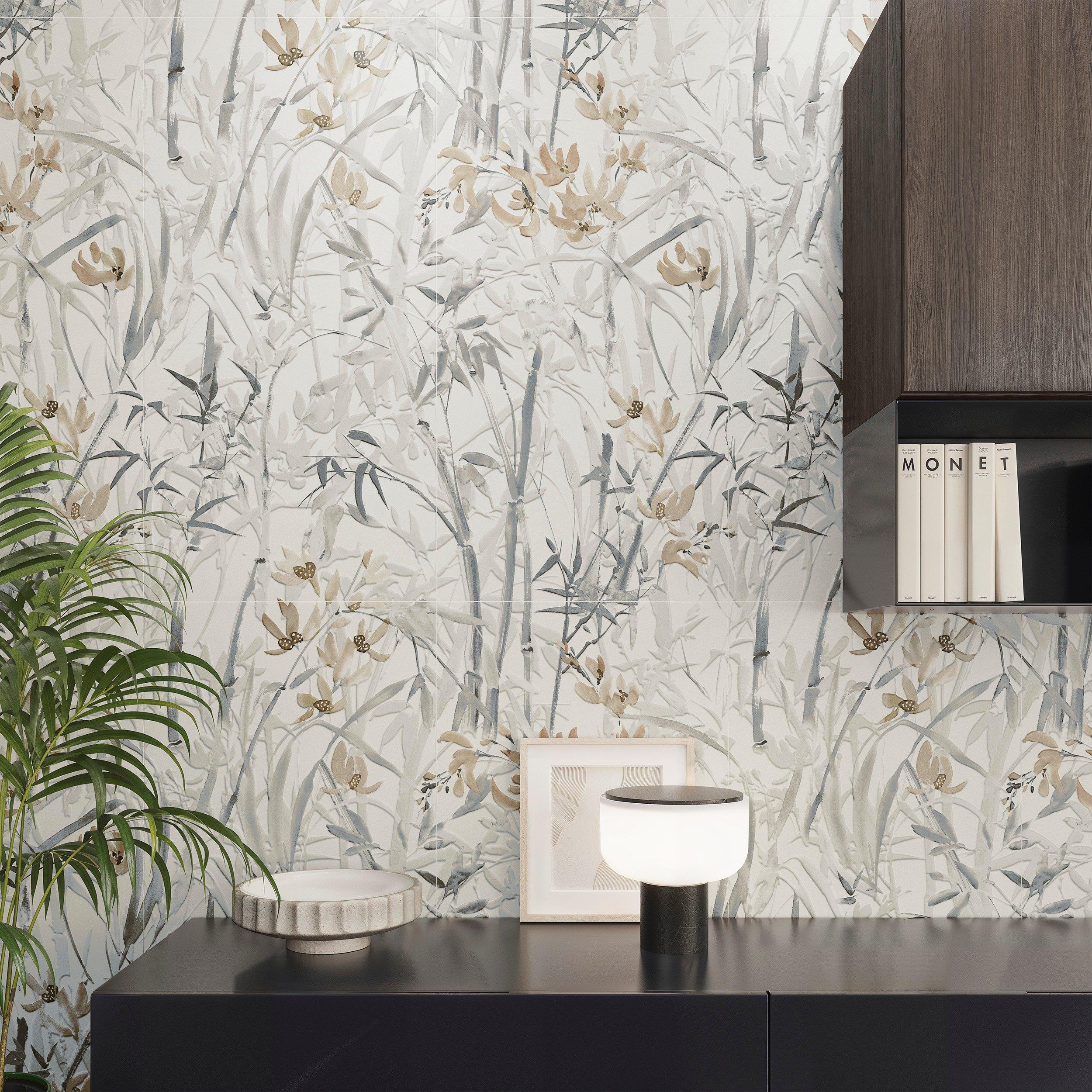Lilium Botanical Porcelain Tile