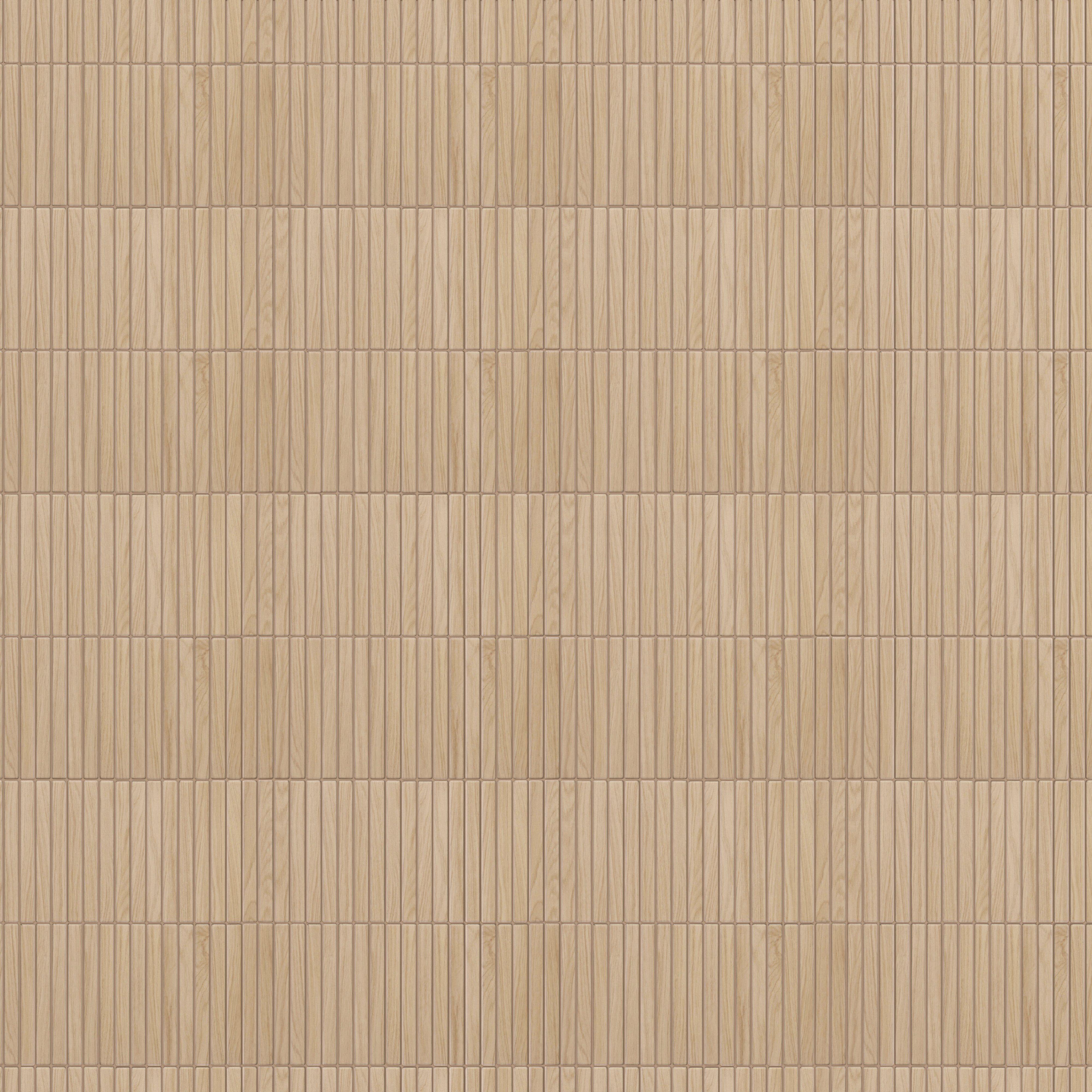 Oak Wood Look Stack Porcelain Mosaic