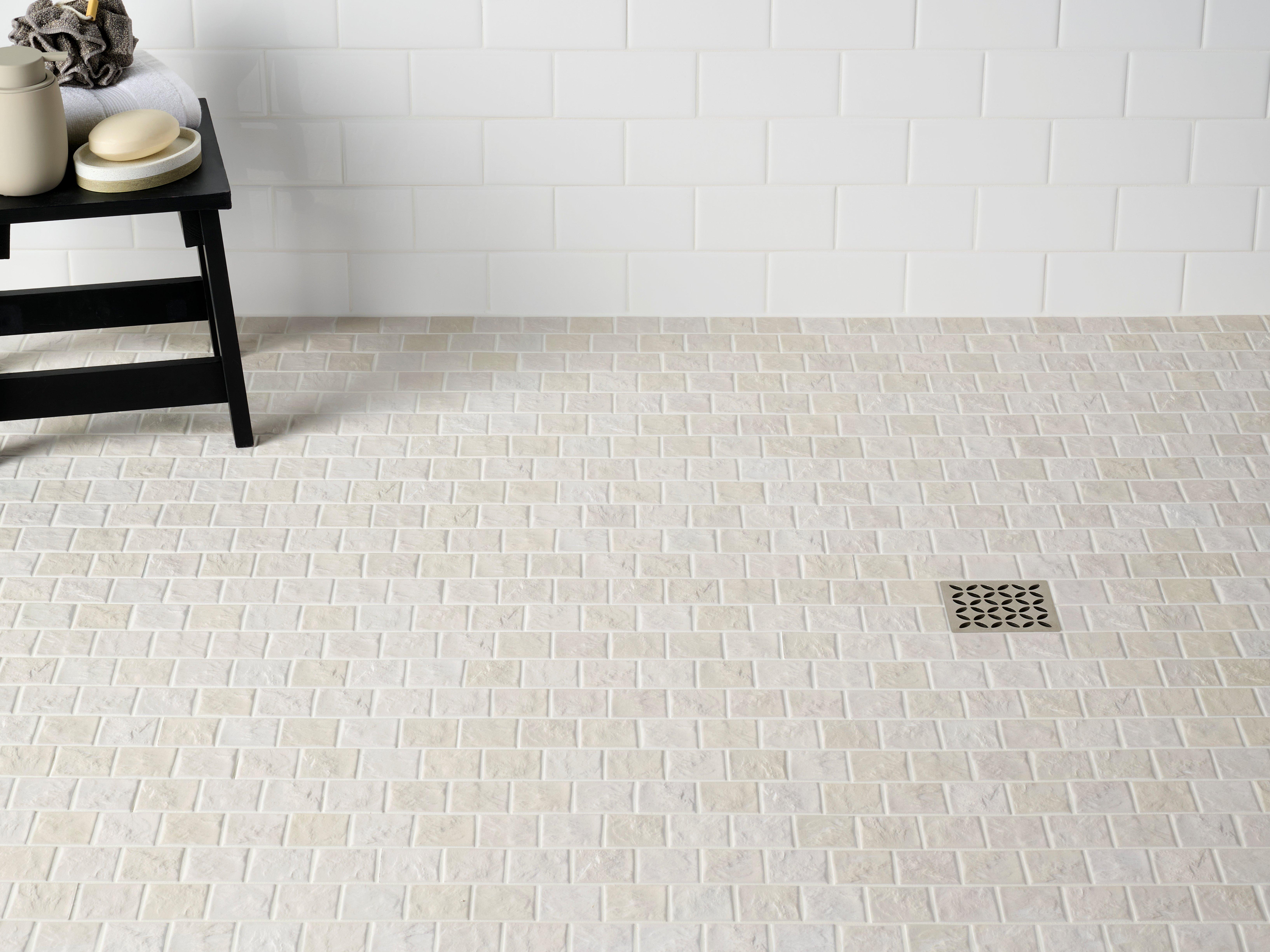 Zellige Ivory Offset Matte Porcelain Mosaic