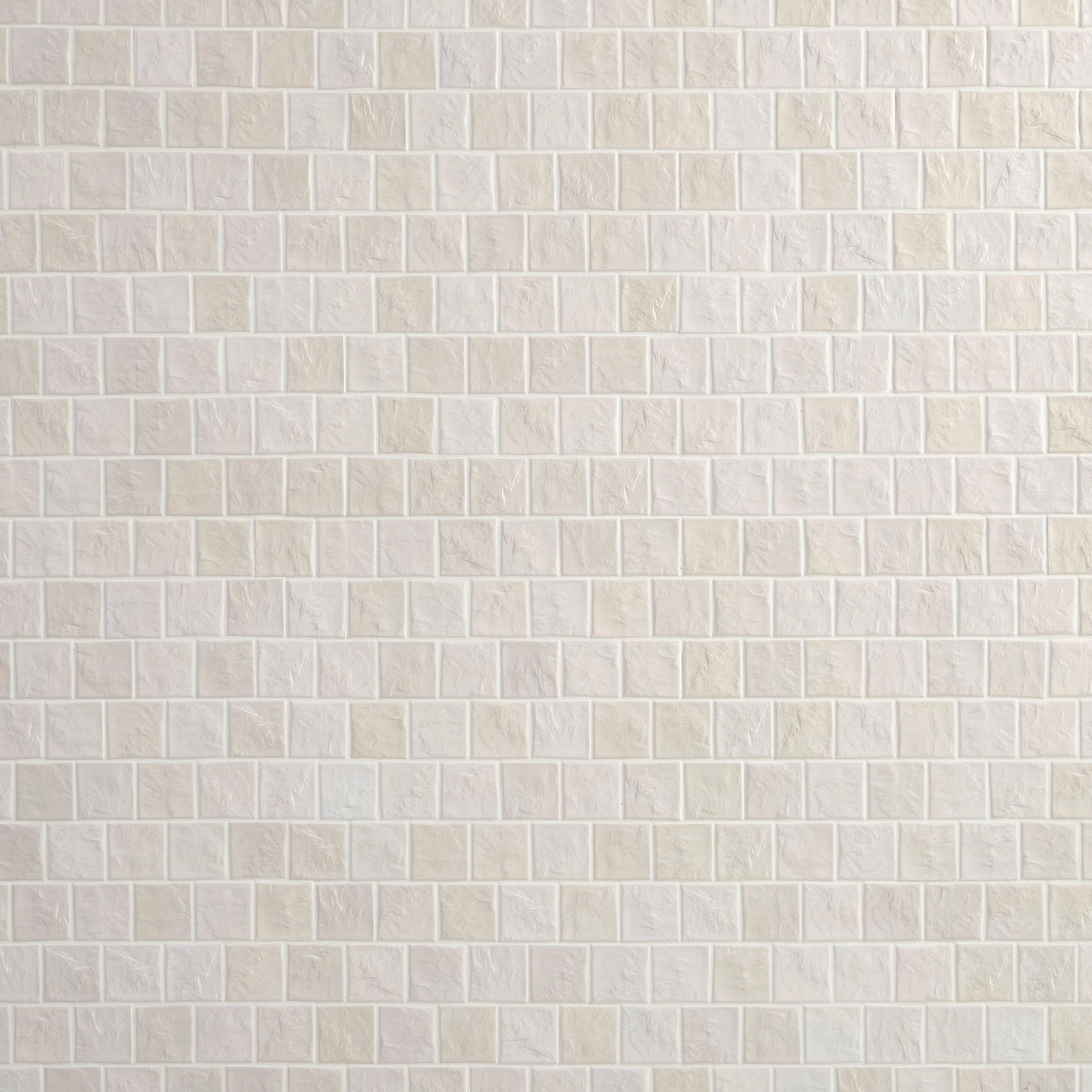 Zellige Ivory Offset Matte Porcelain Mosaic