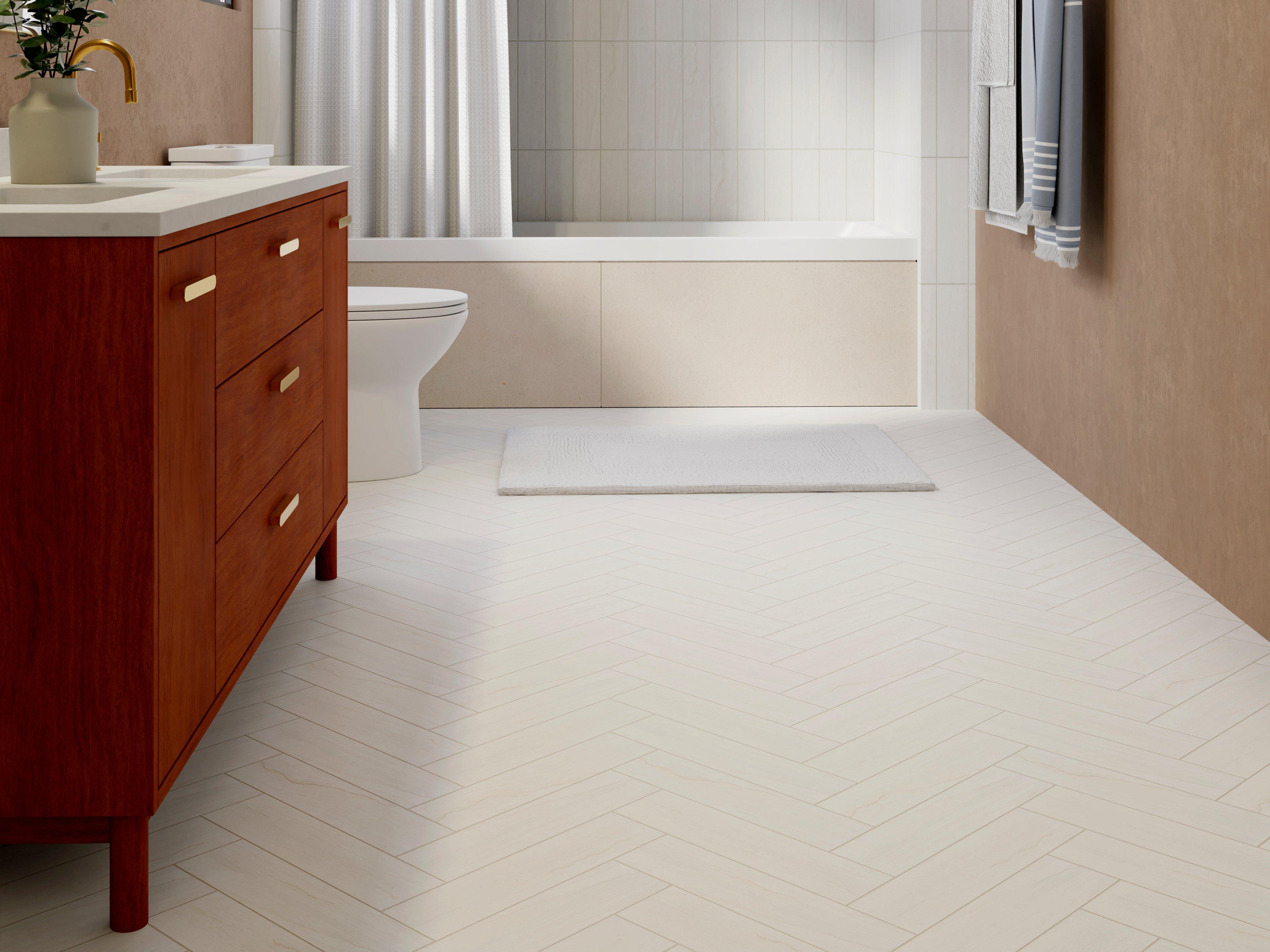 Porcelain Veincut Limestone Matte Tile