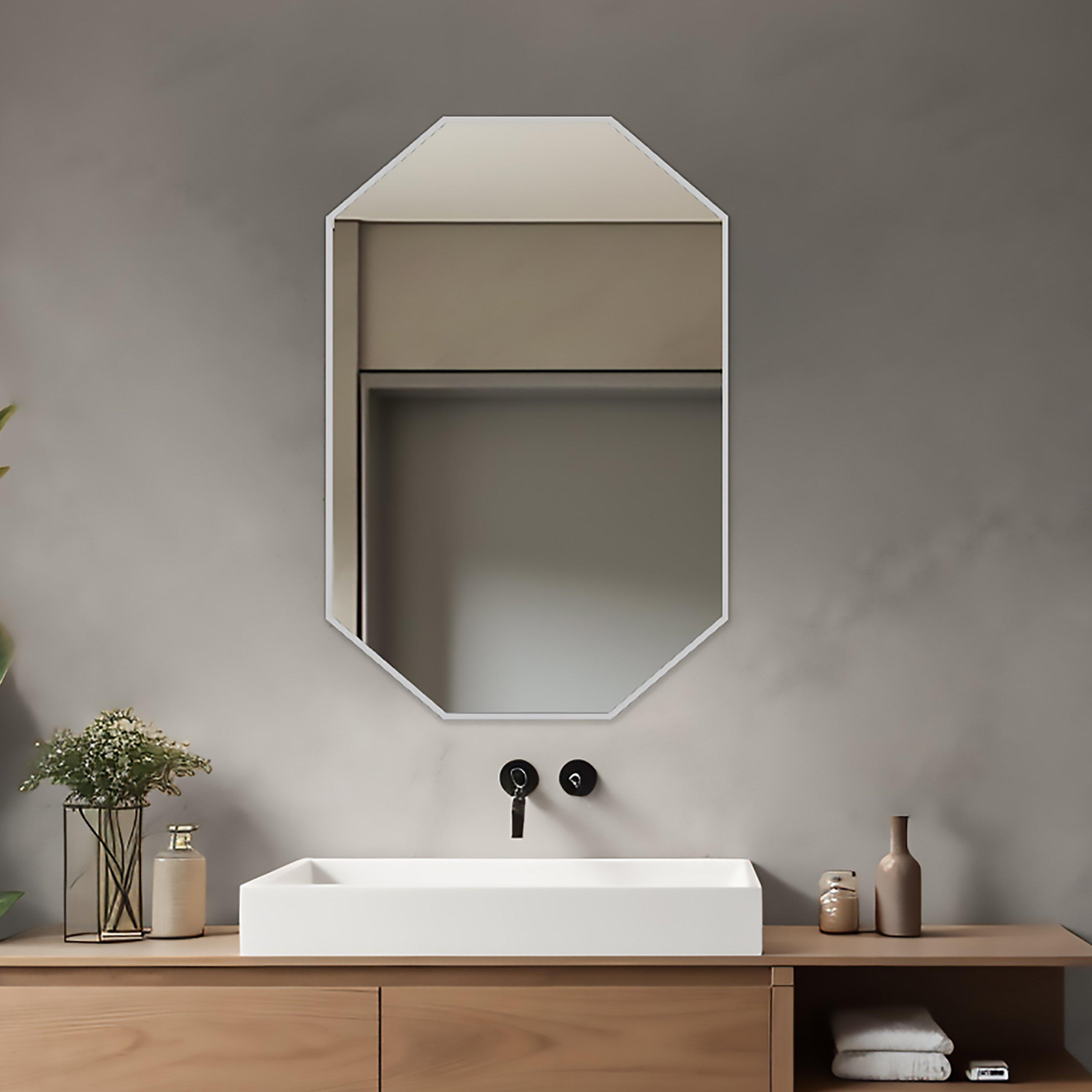 Meriel 24 in. Polished Chrome Mirror