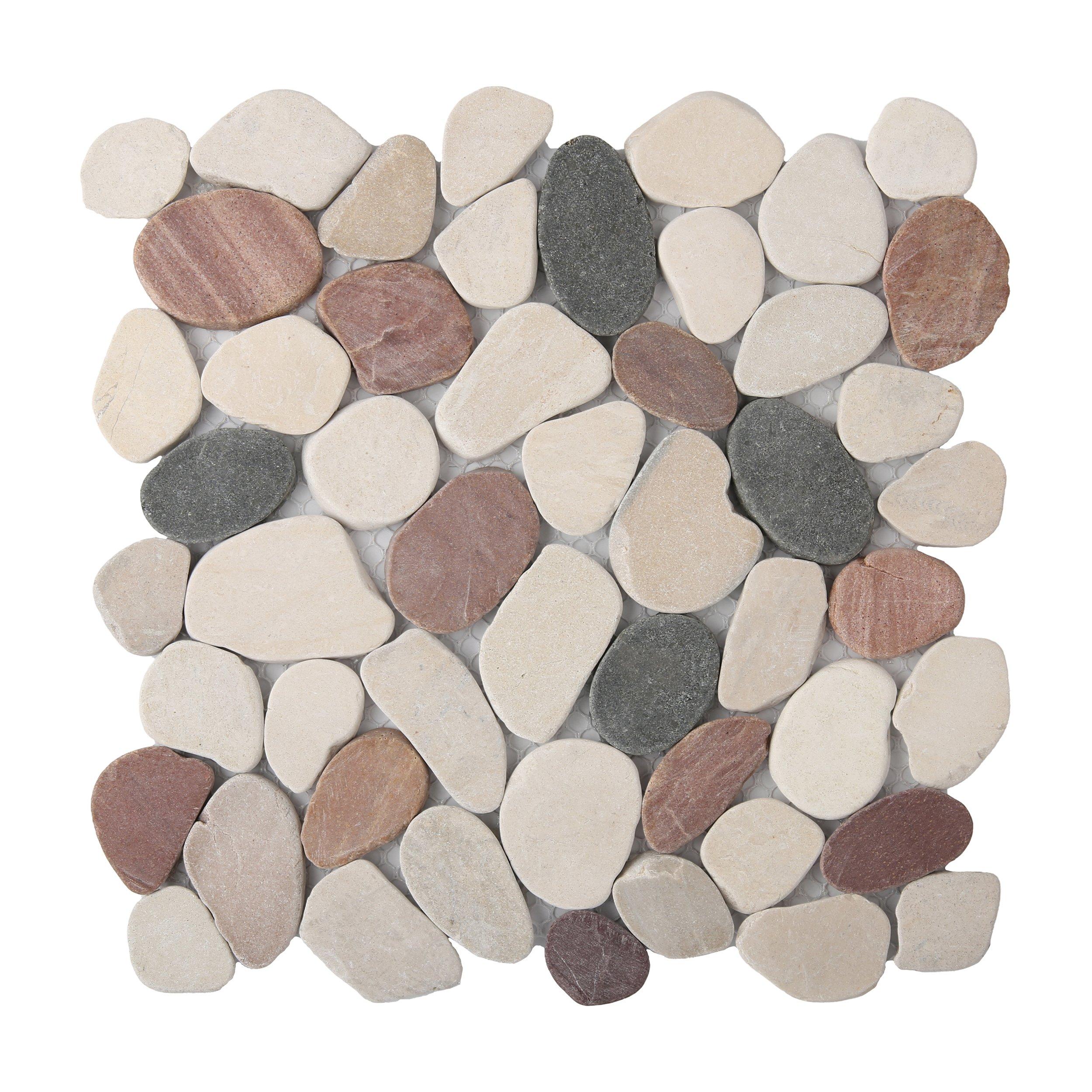 River Canyon Tumbled Pebble Mosaic