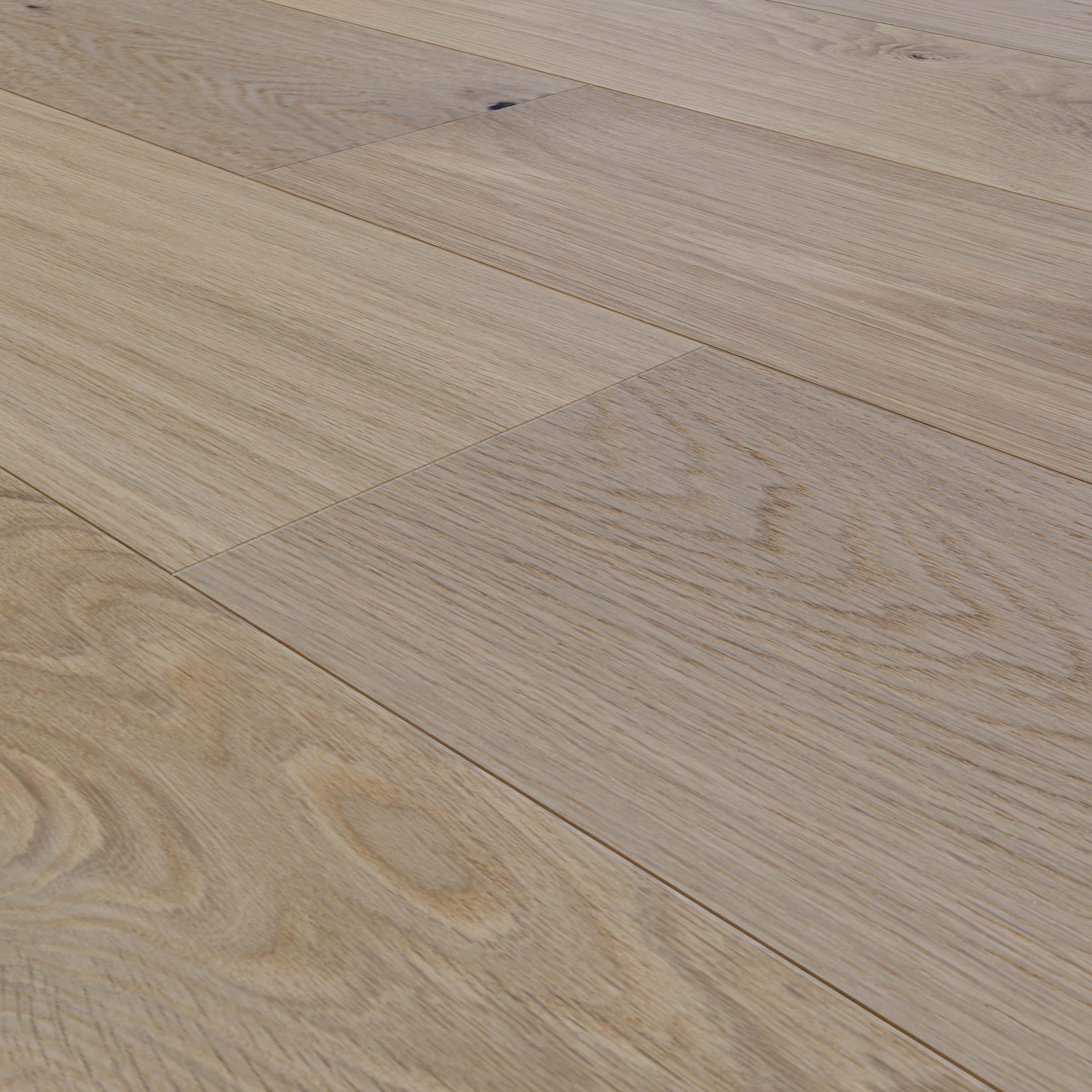 Simone White Oak Handscraped Engineered Hardwood