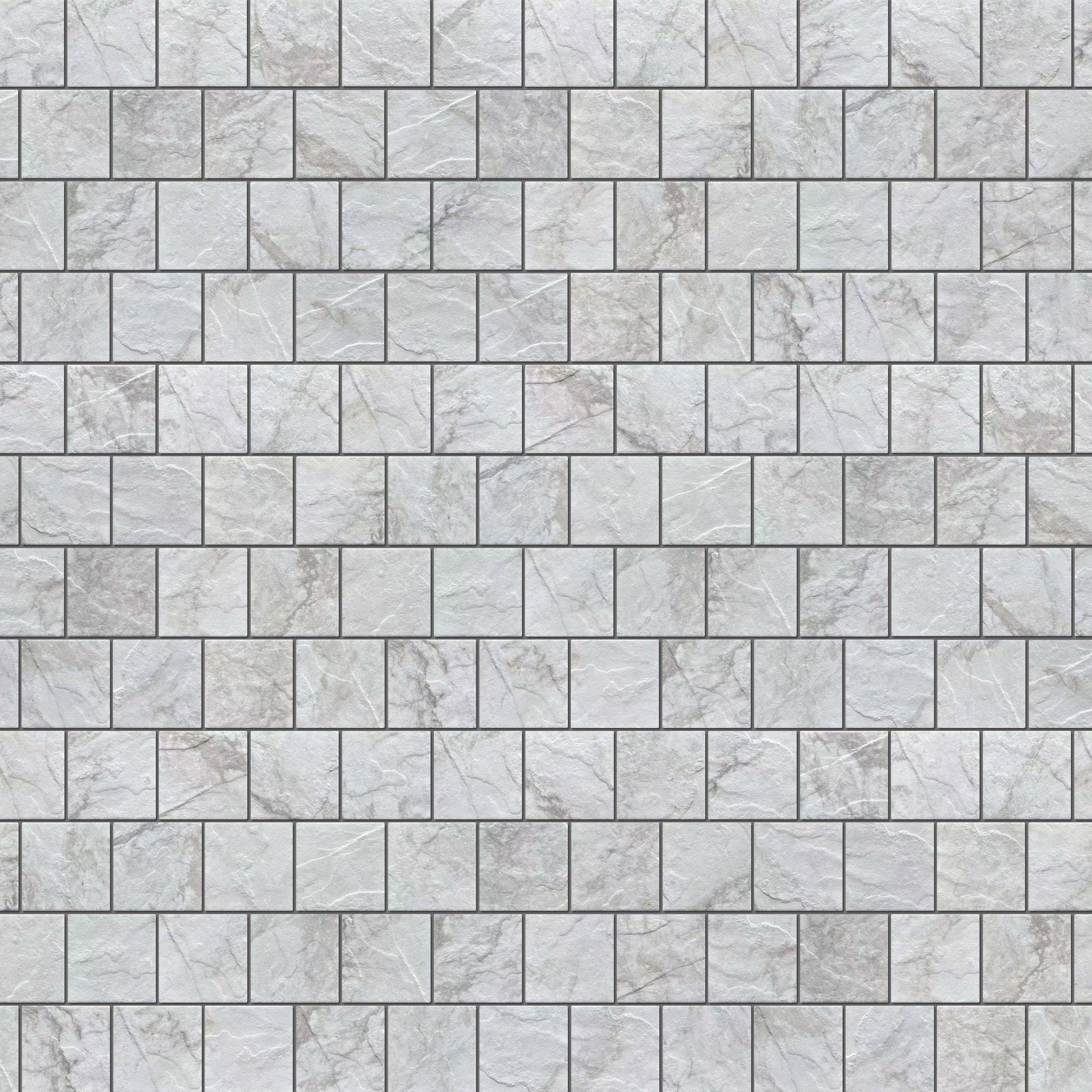 Calacatta Gold 3in. Square Matte Porcelain Mosaic