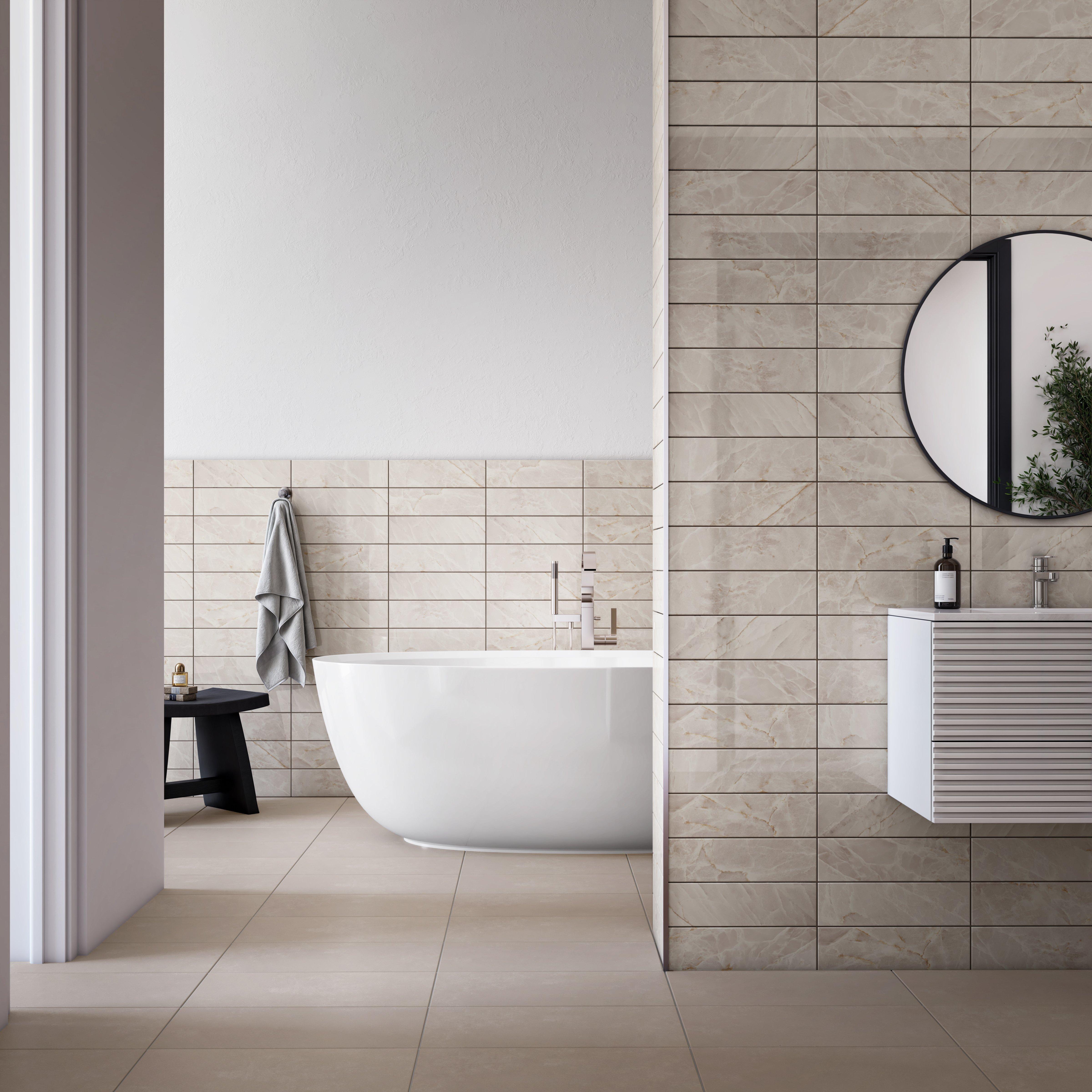 Taj Mahal Polished Ceramic Tile