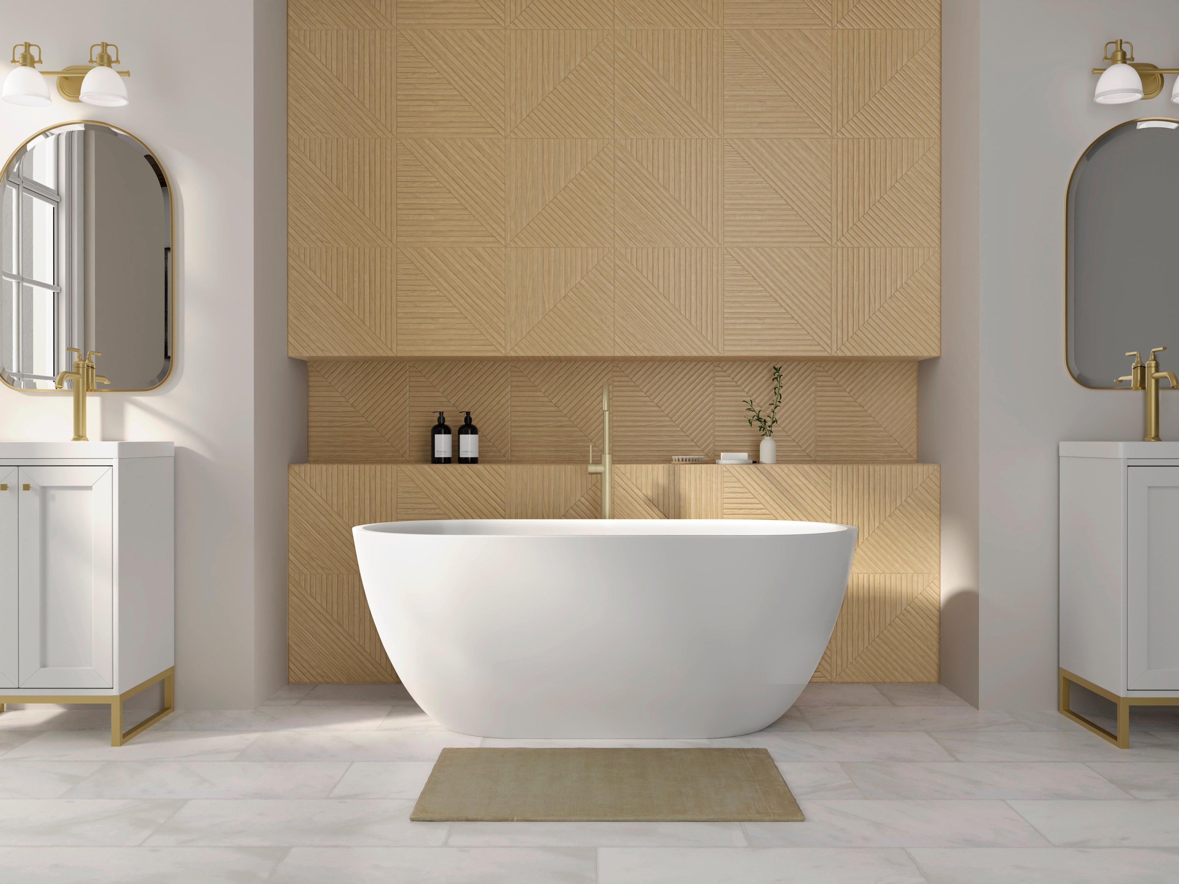 Oak Geo Wood Look Ceramic Tile