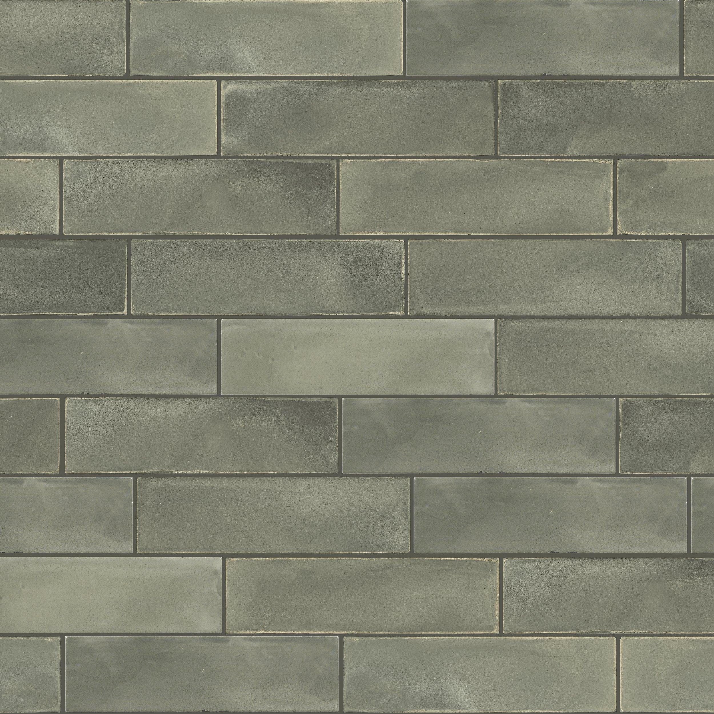 Laurel Fern Porcelain Satin Tile