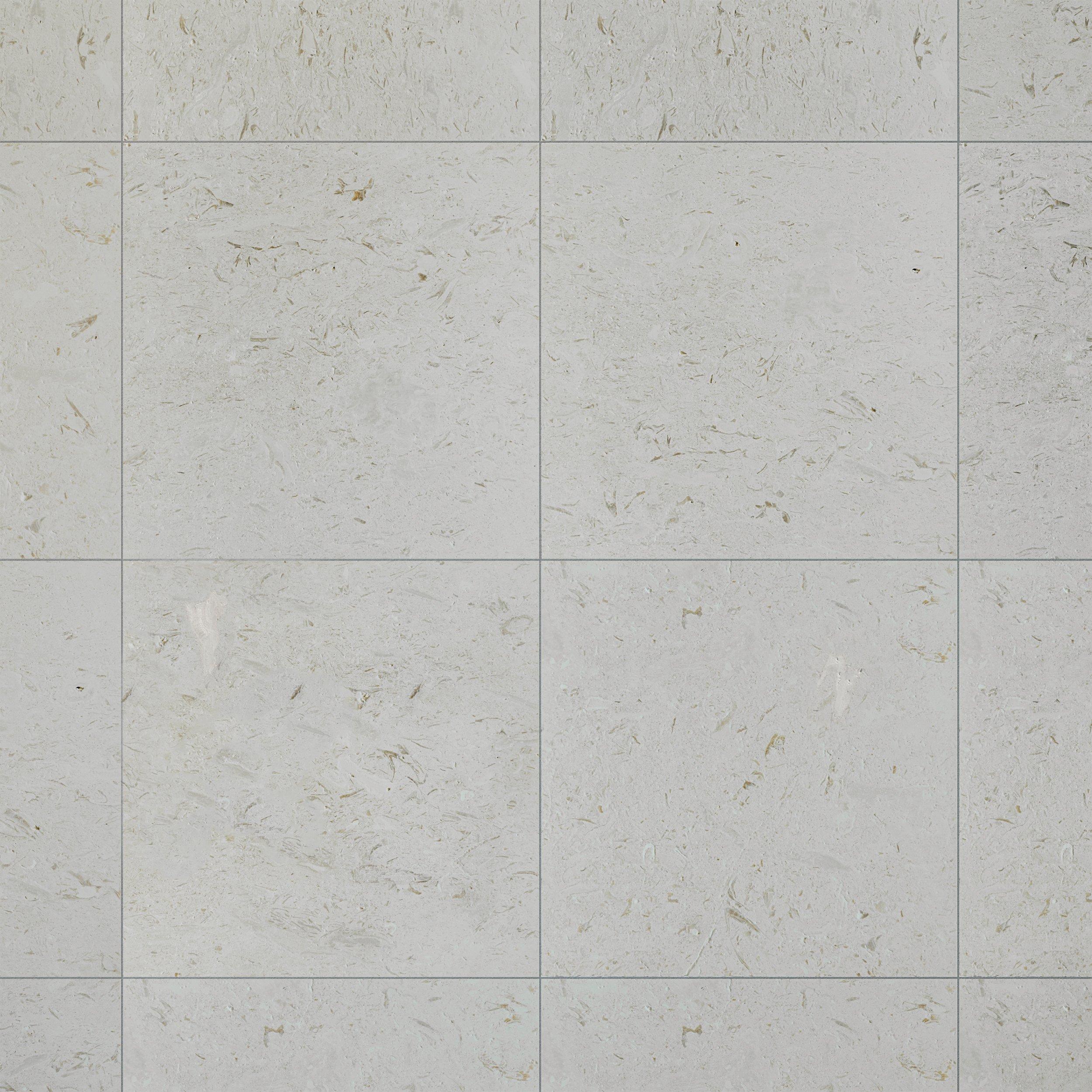 Fossil Beige Brushed Limestone Tile