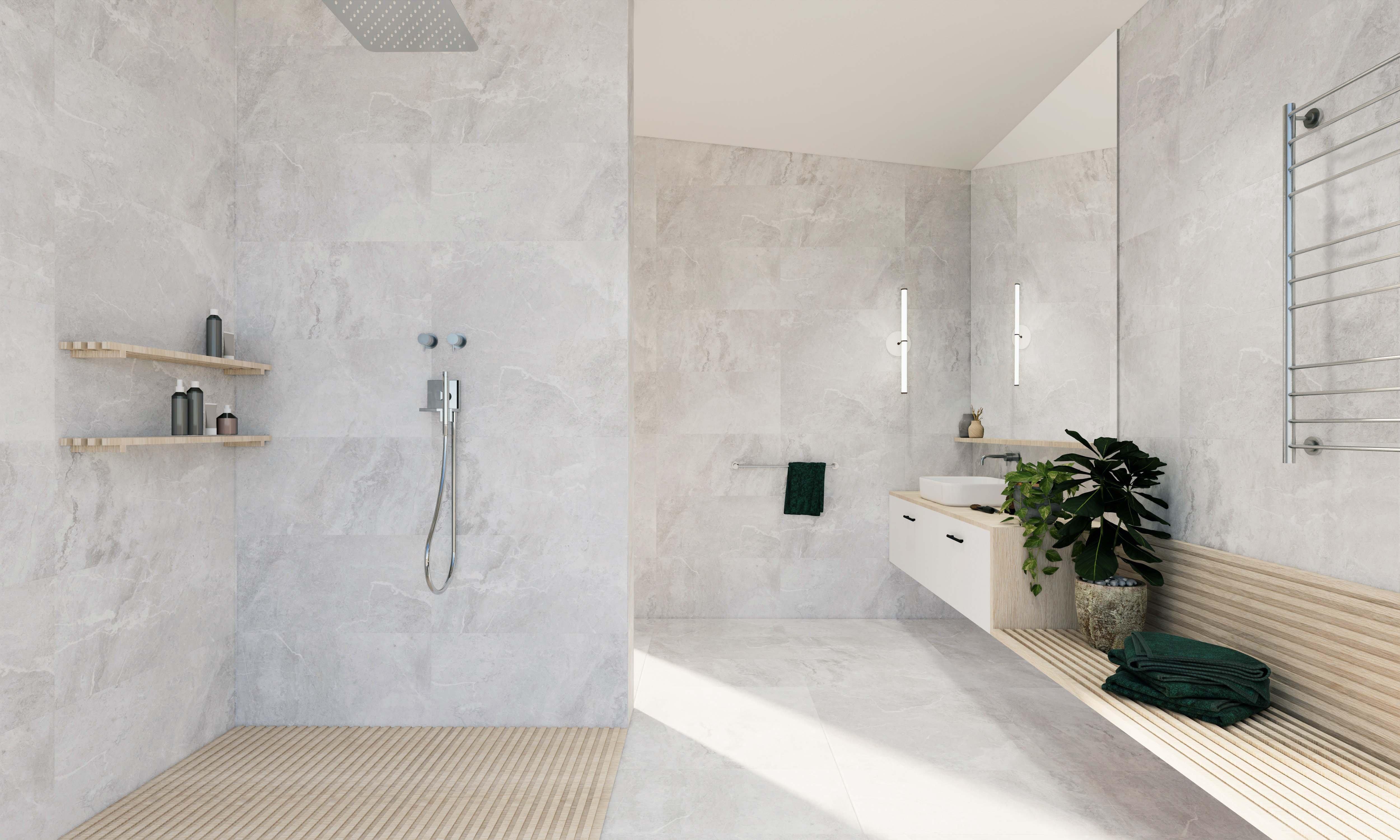 Forte Silver Matte Porcelain Tile