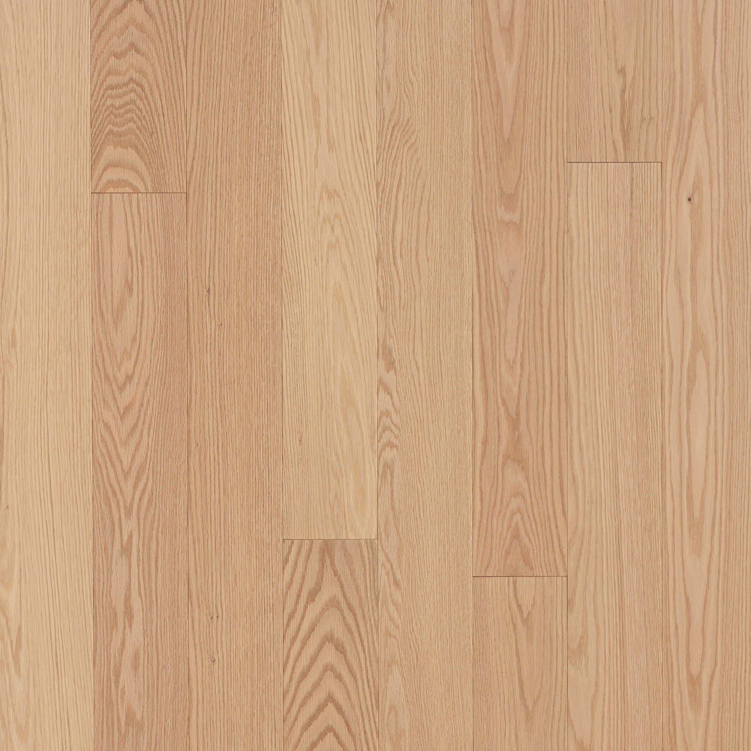 Vienna Red Oak Smooth Solid Hardwood