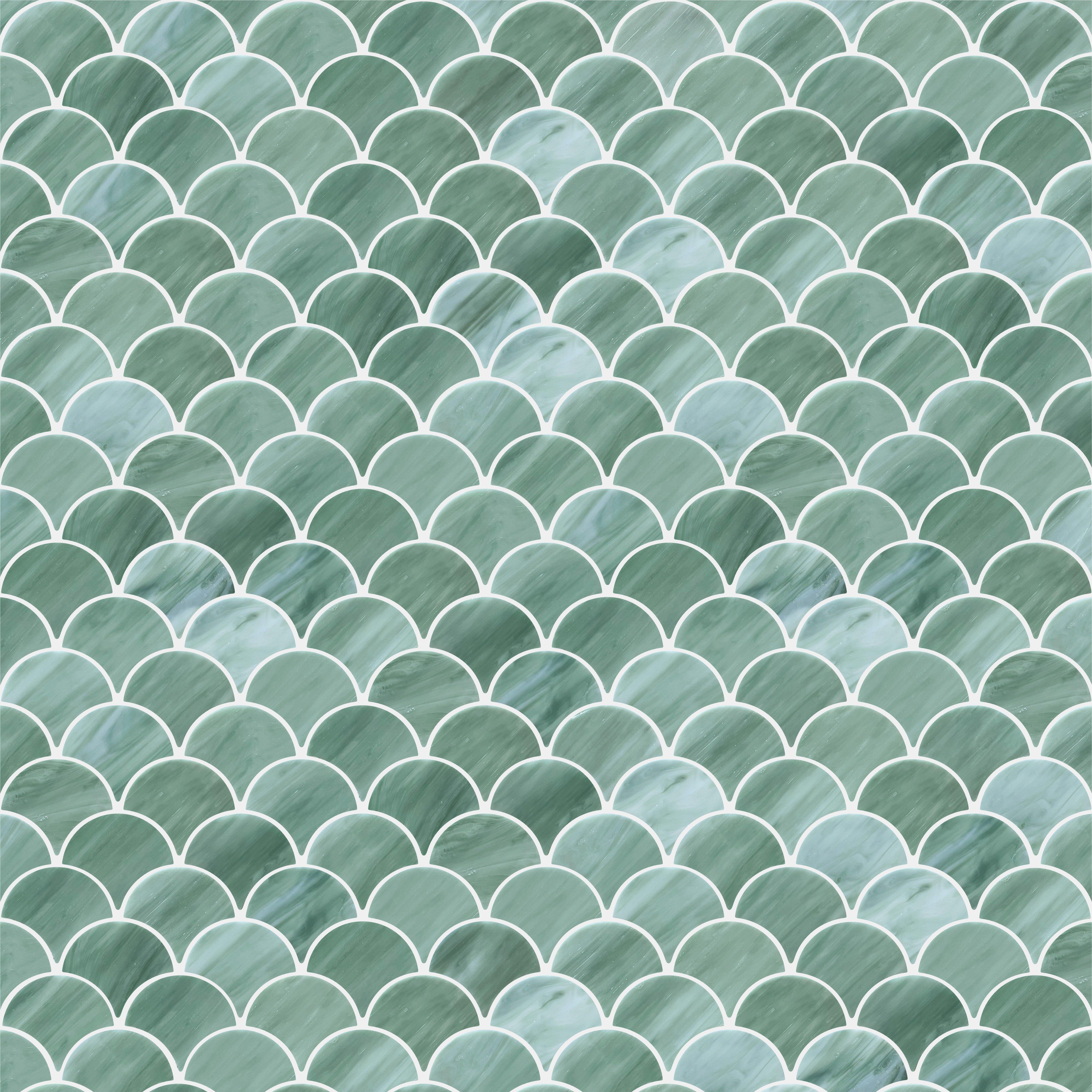 Laguna Art Glass Fan Mosaic