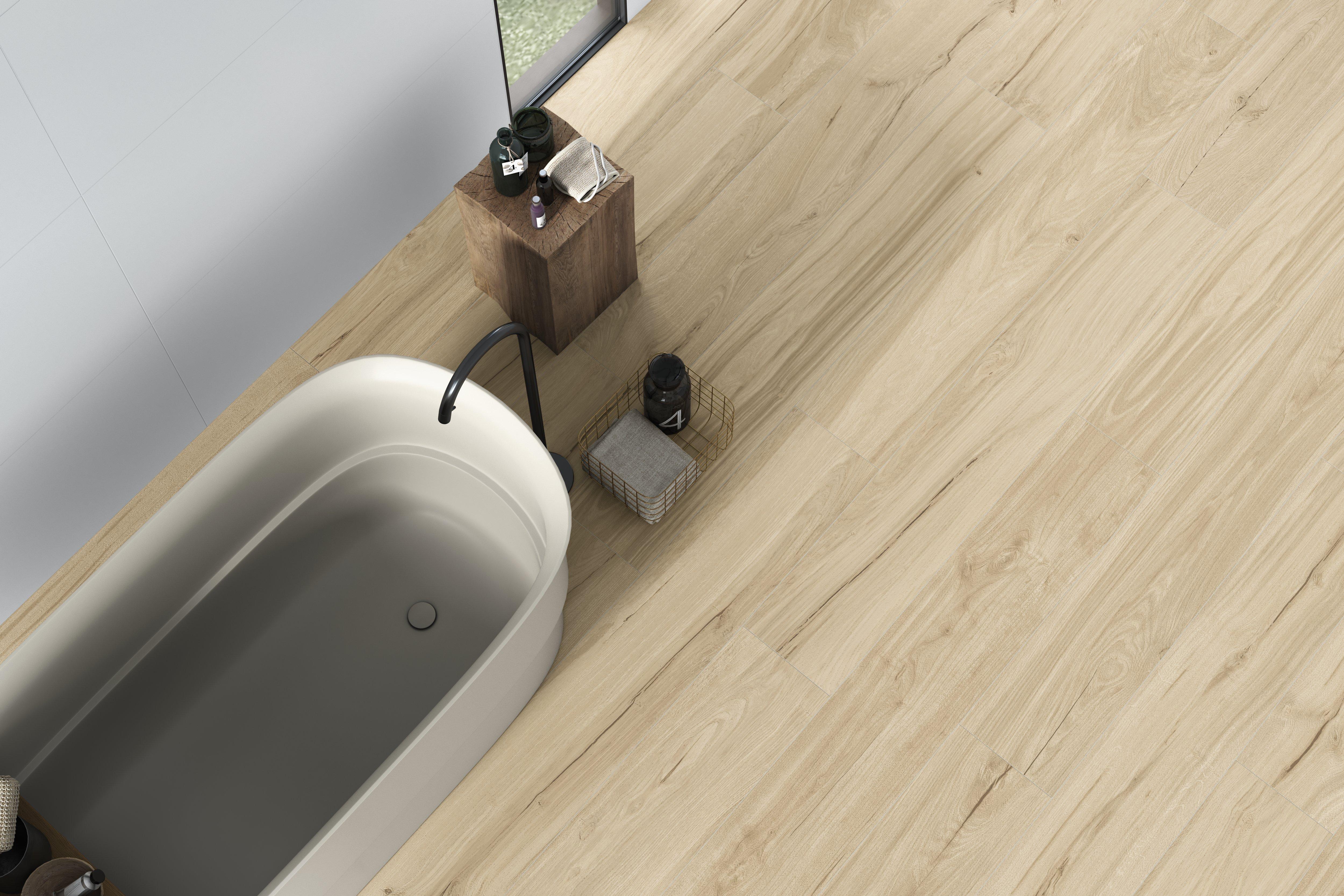 Rowen Birch Wood Look Matte Porcelain Tile