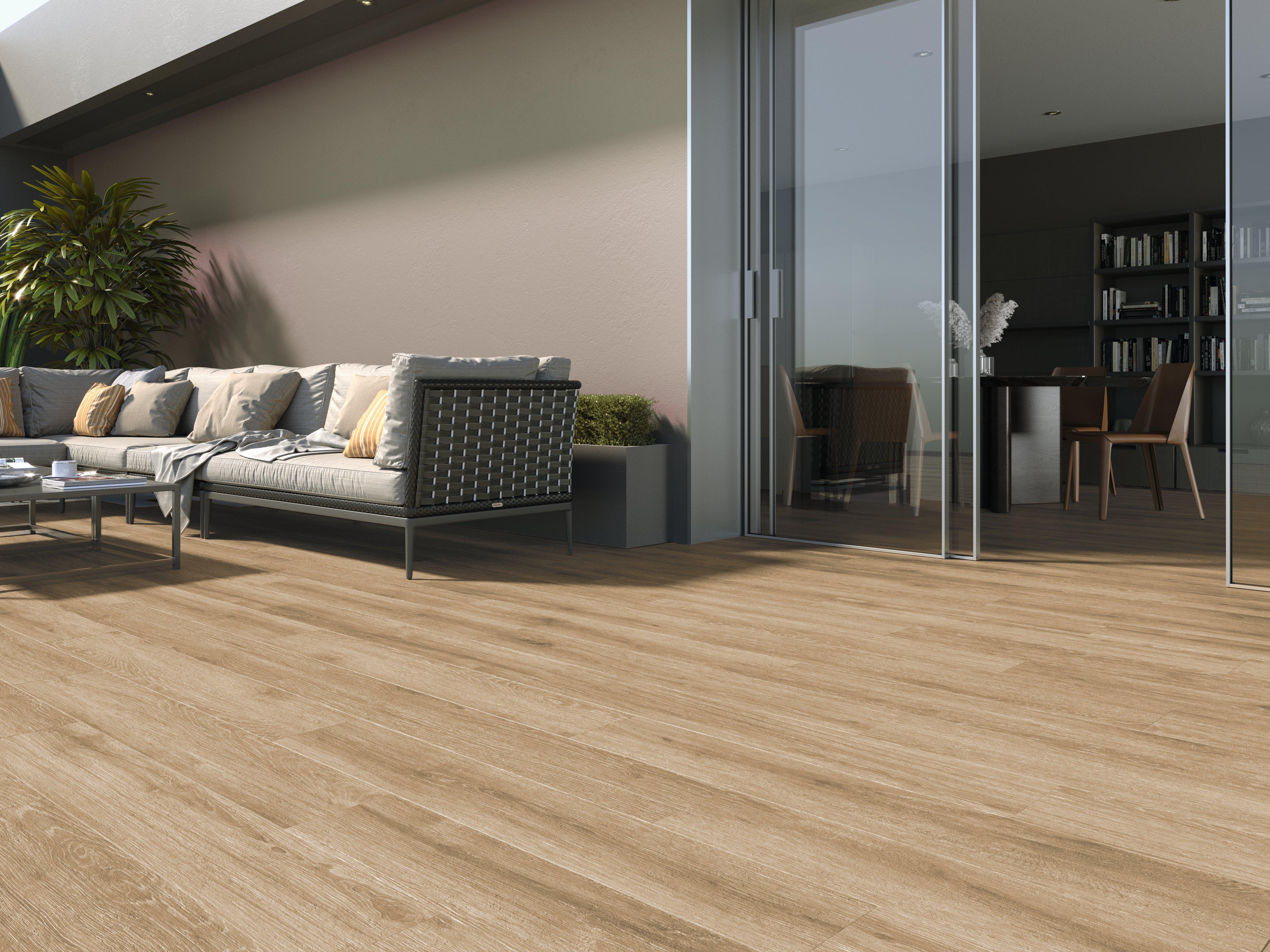 Mount Royal Amber Wood Look Matte Porcelain Tile