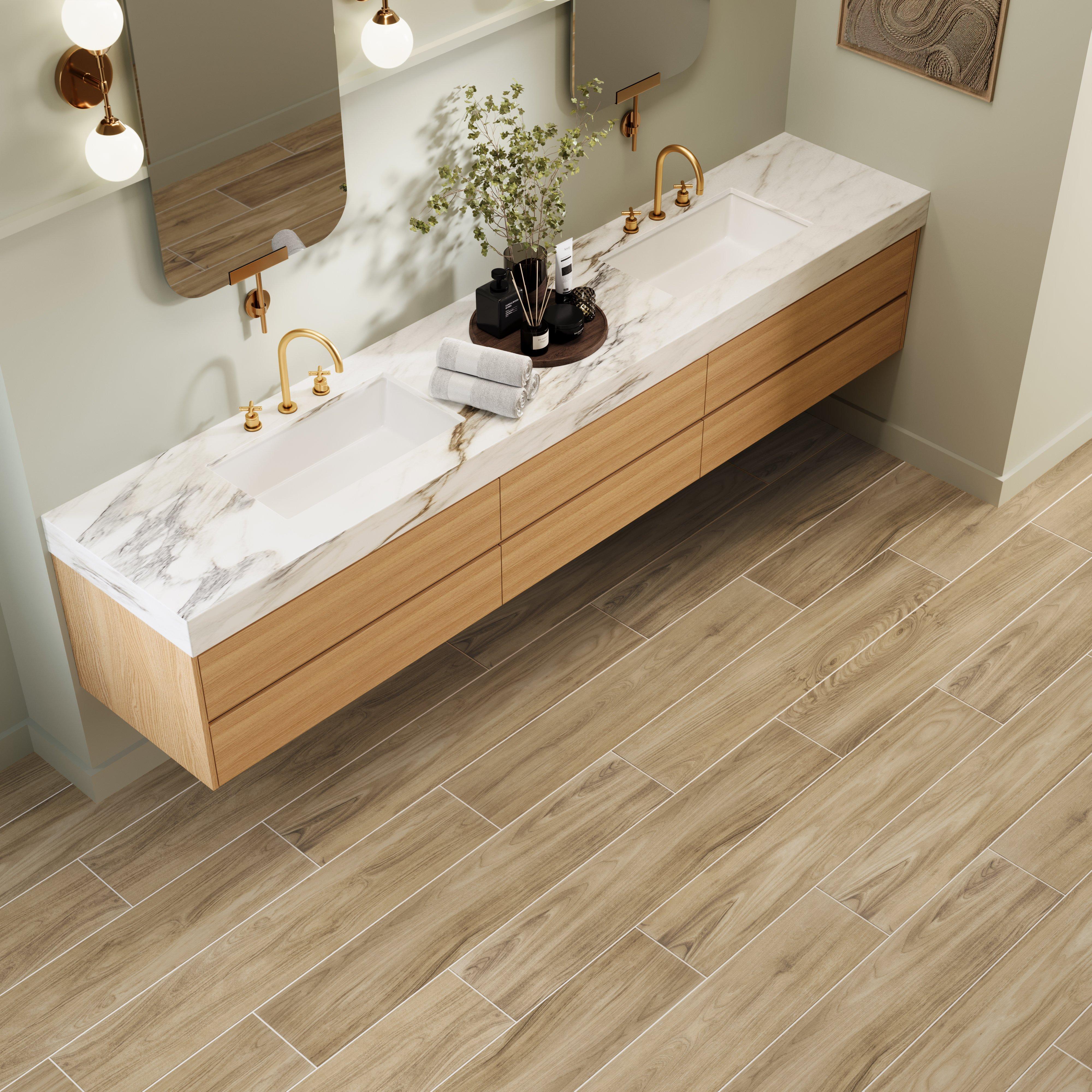 Monroe Bay Wood Look Matte Porcelain Tile