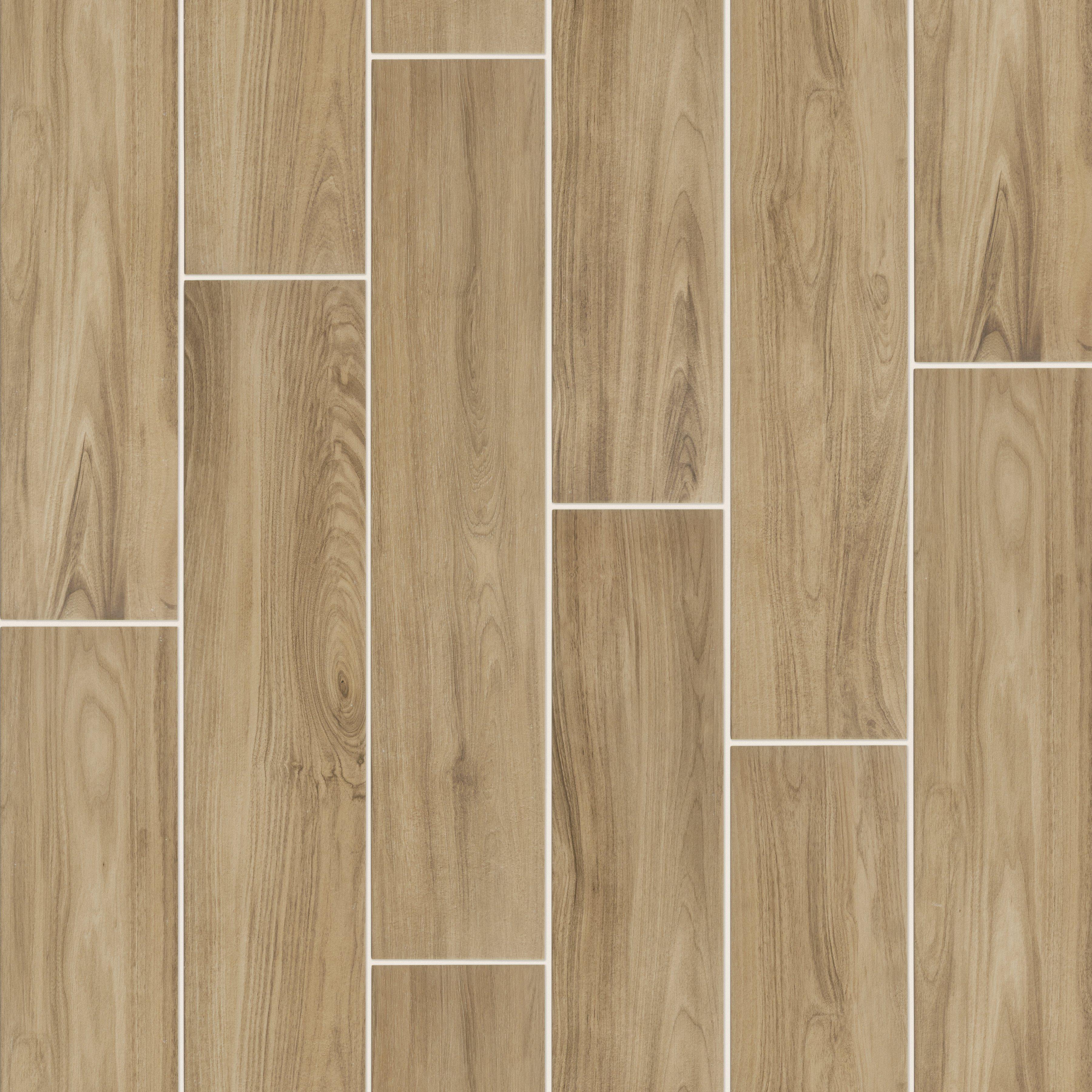 Monroe Bay Wood Plank Matte Porcelain Tile