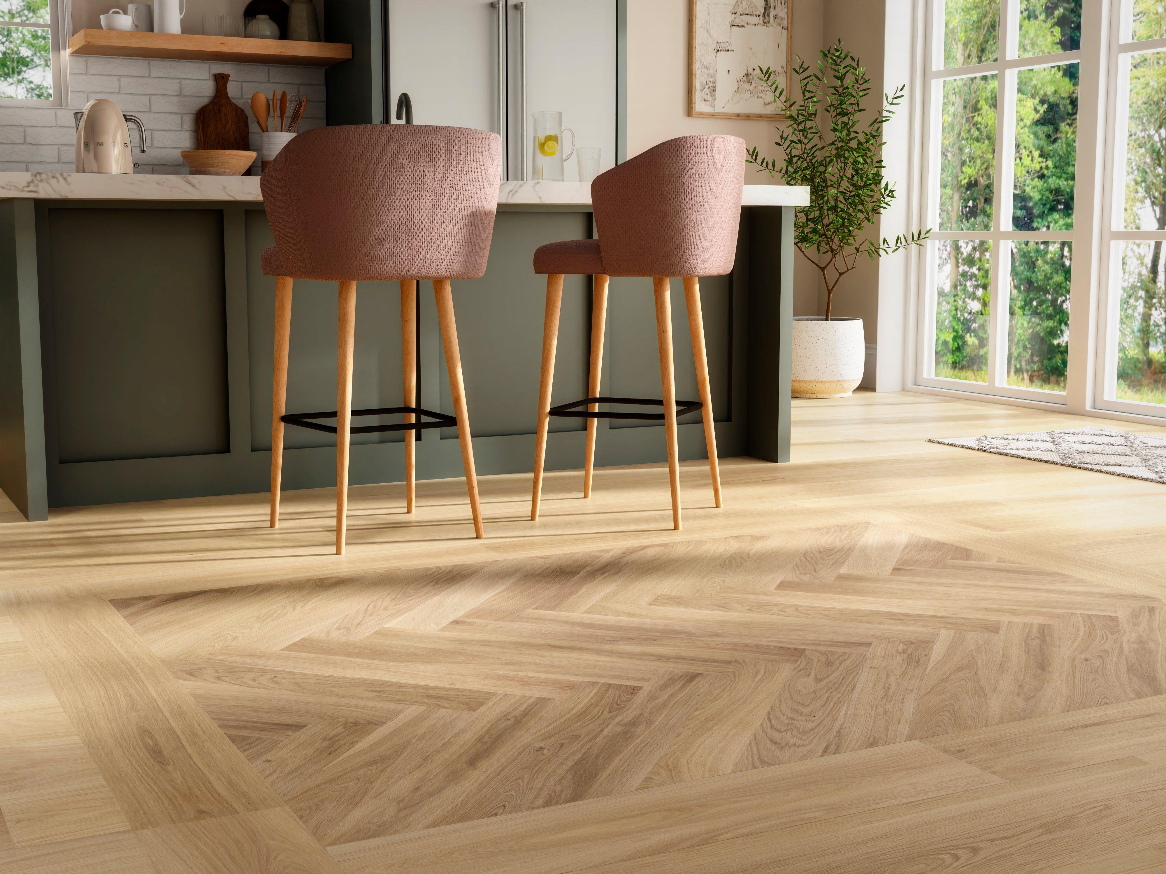 Eiffel White Oak Wire Brushed Engineered Hardwood