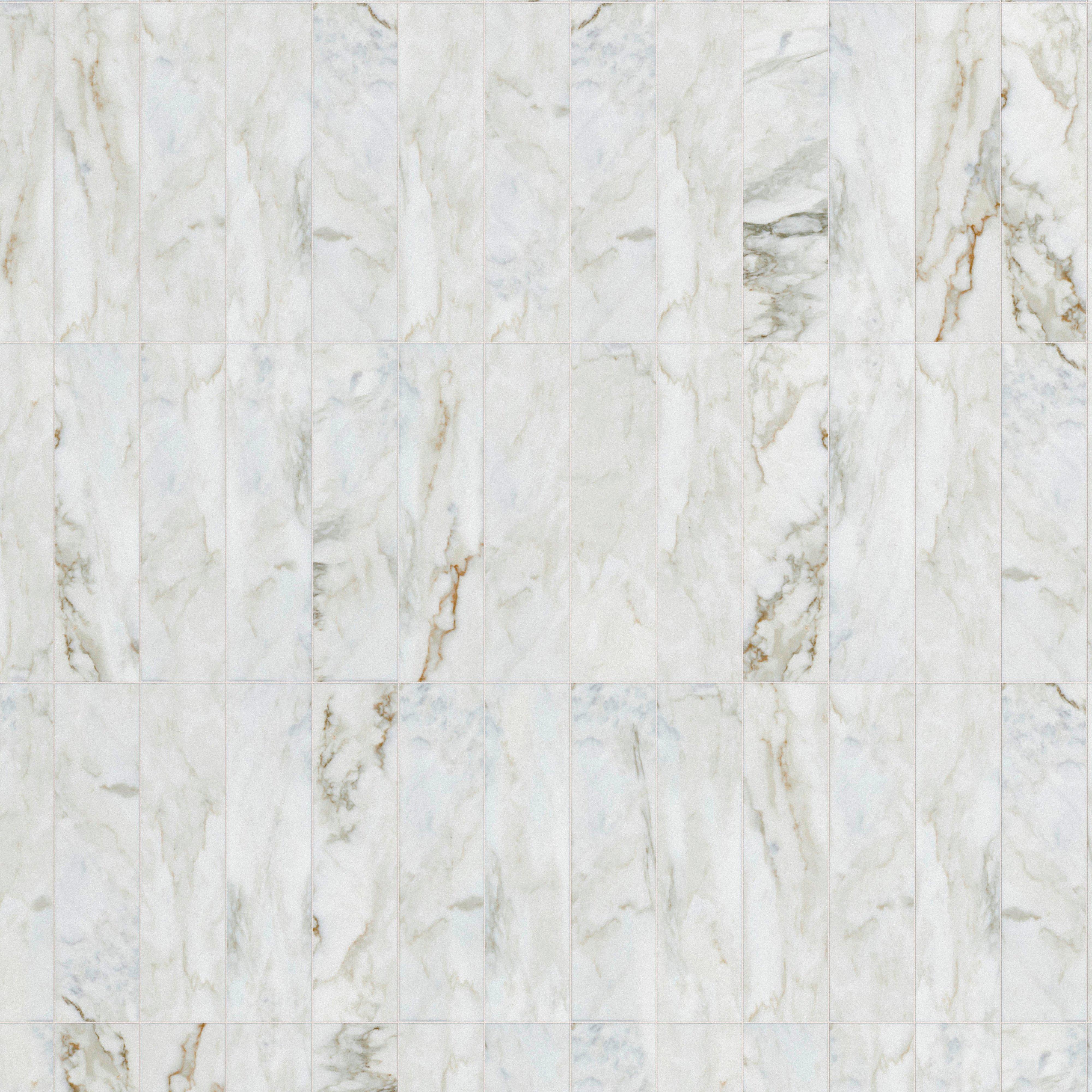 Calacatta Bluette Light Honed Marble Tile