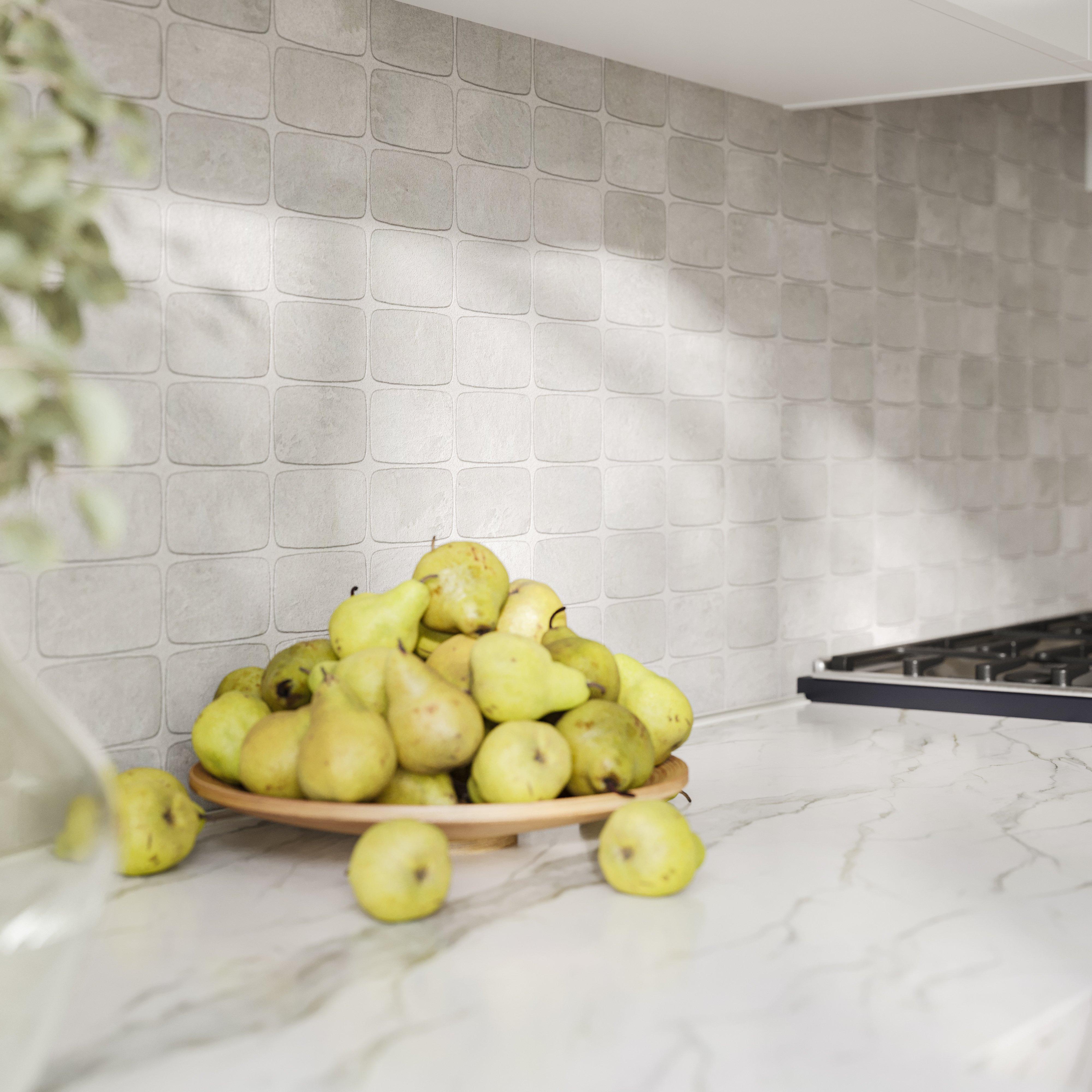 Icebergs Soft Brick Marble Mosaic